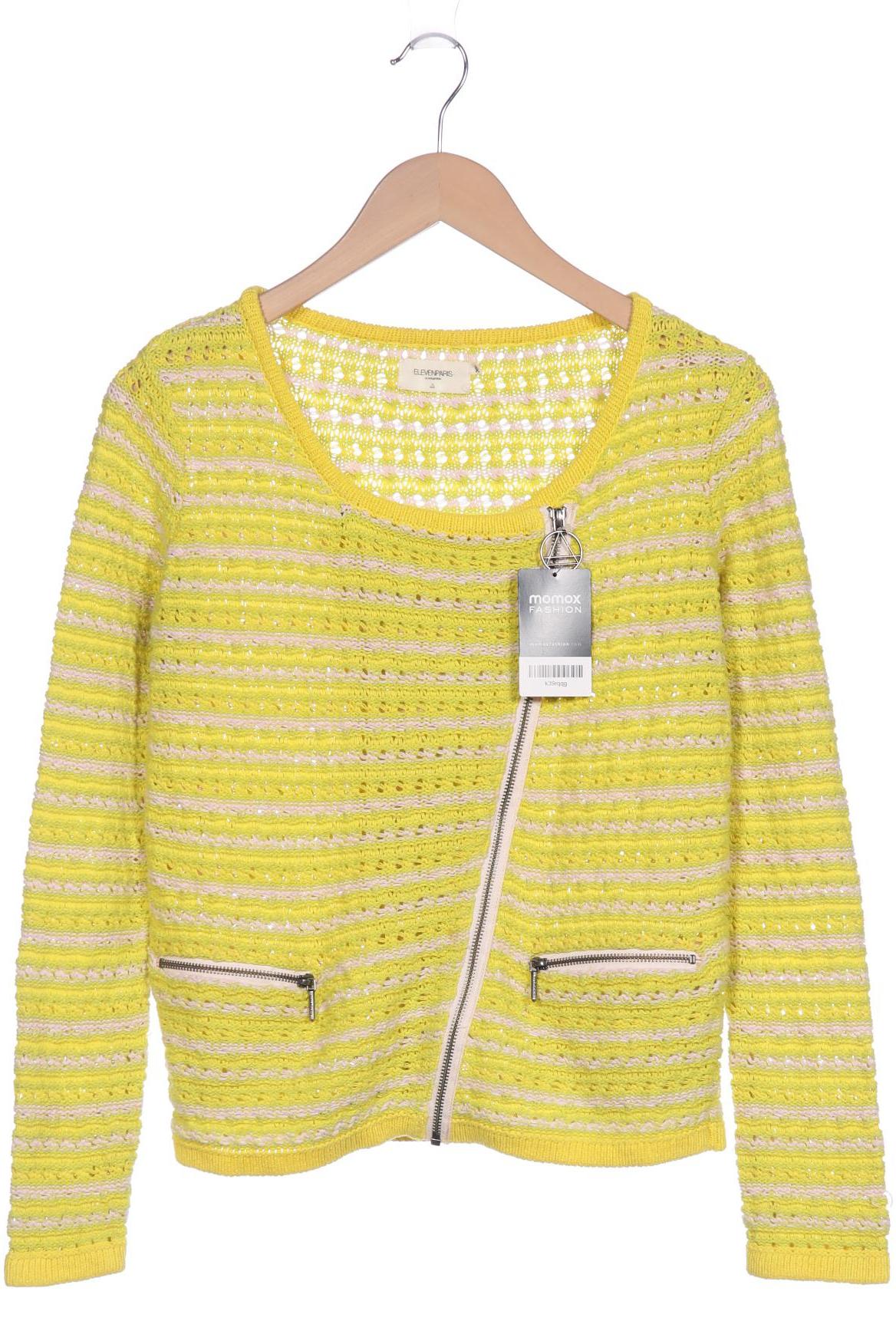 

Eleven Paris Damen Strickjacke, gelb, Gr. 34