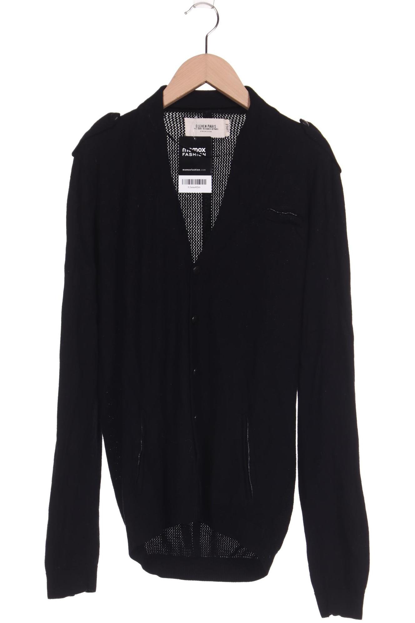 

Eleven Paris Herren Strickjacke, schwarz
