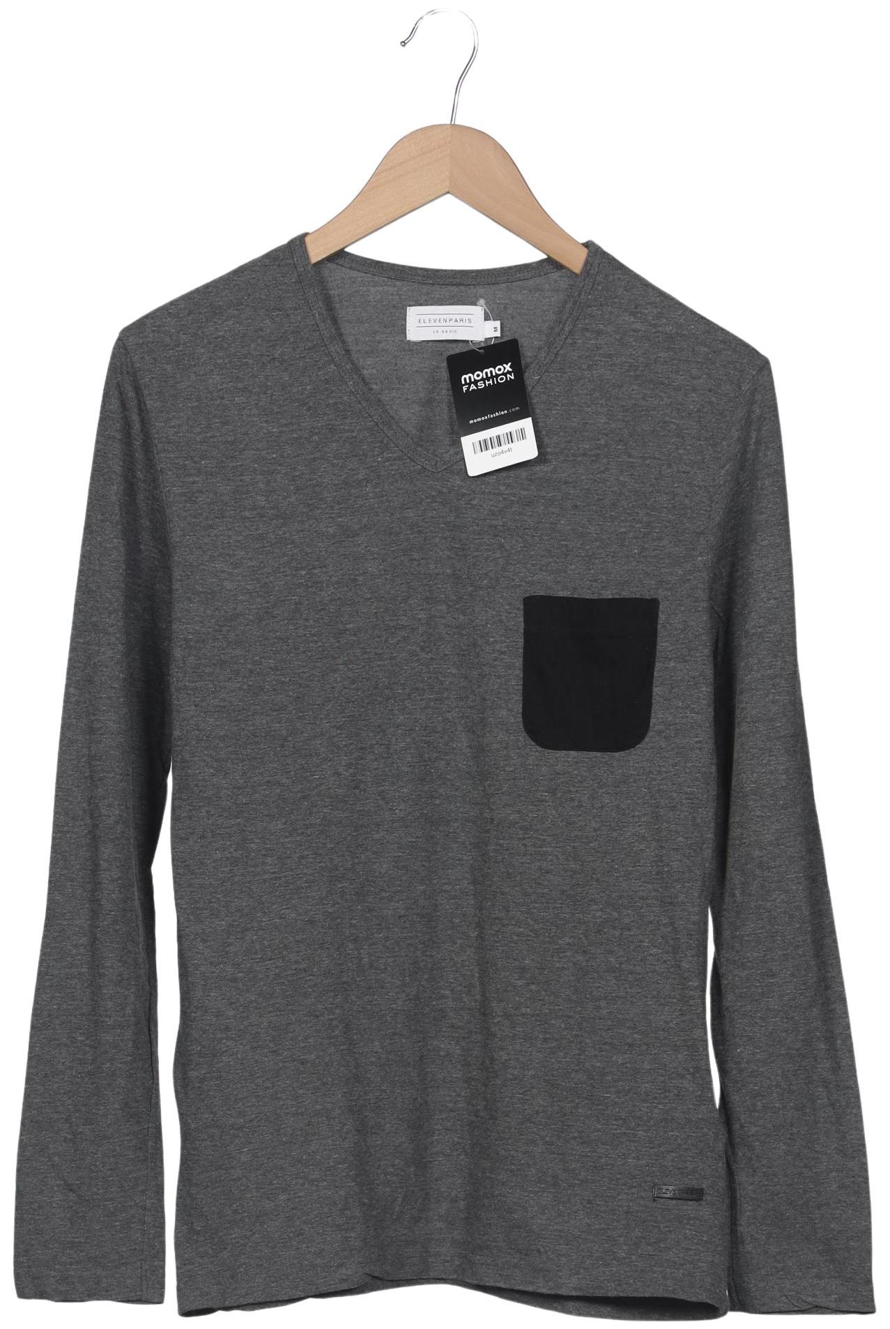 Thumbnail - Eleven Paris Herren Langarmshirt, grau, Gr. 48