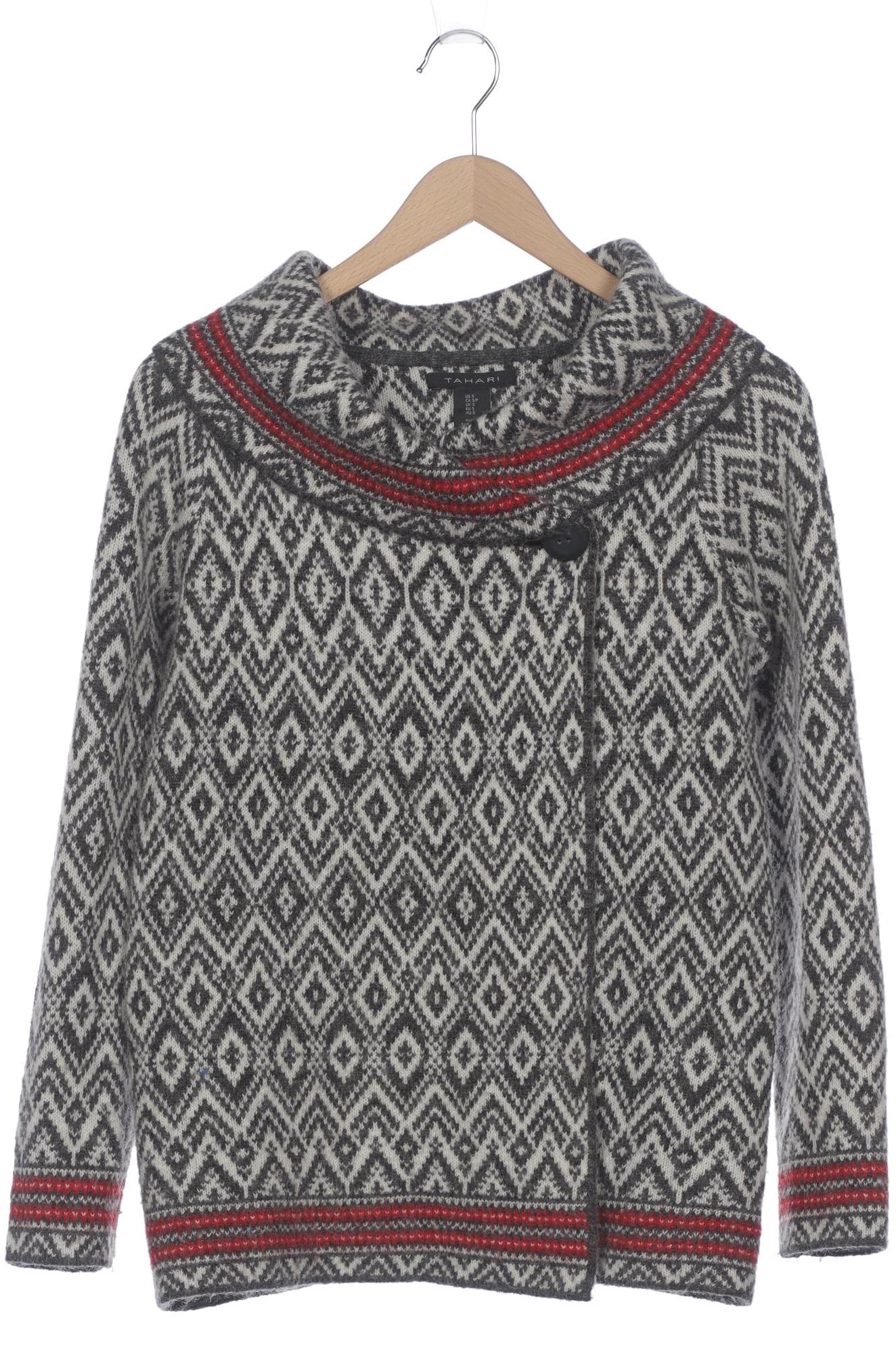 

Elie Tahari Damen Strickjacke, grau, Gr. 36