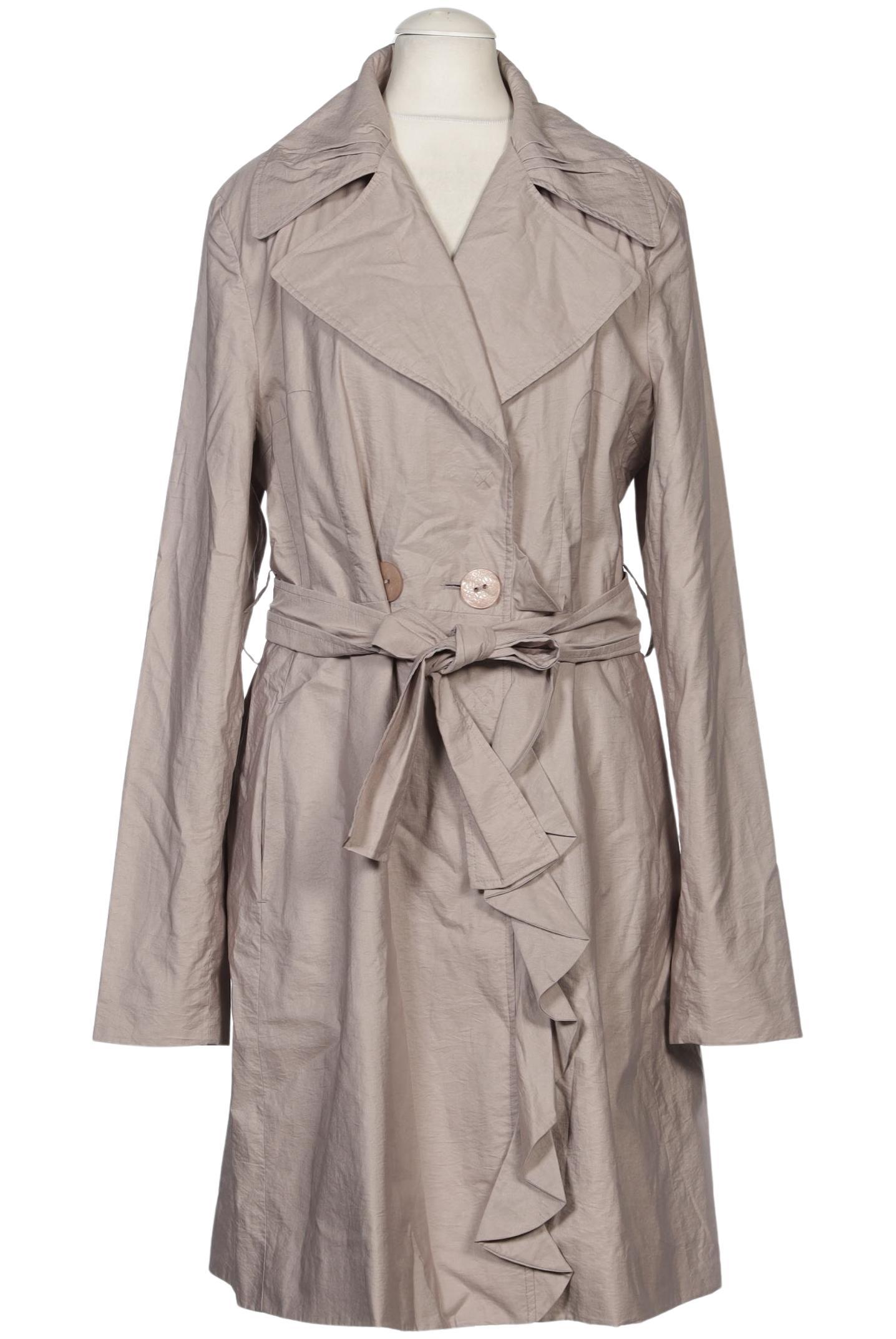 

Elie Tahari Damen Mantel, beige, Gr. 38