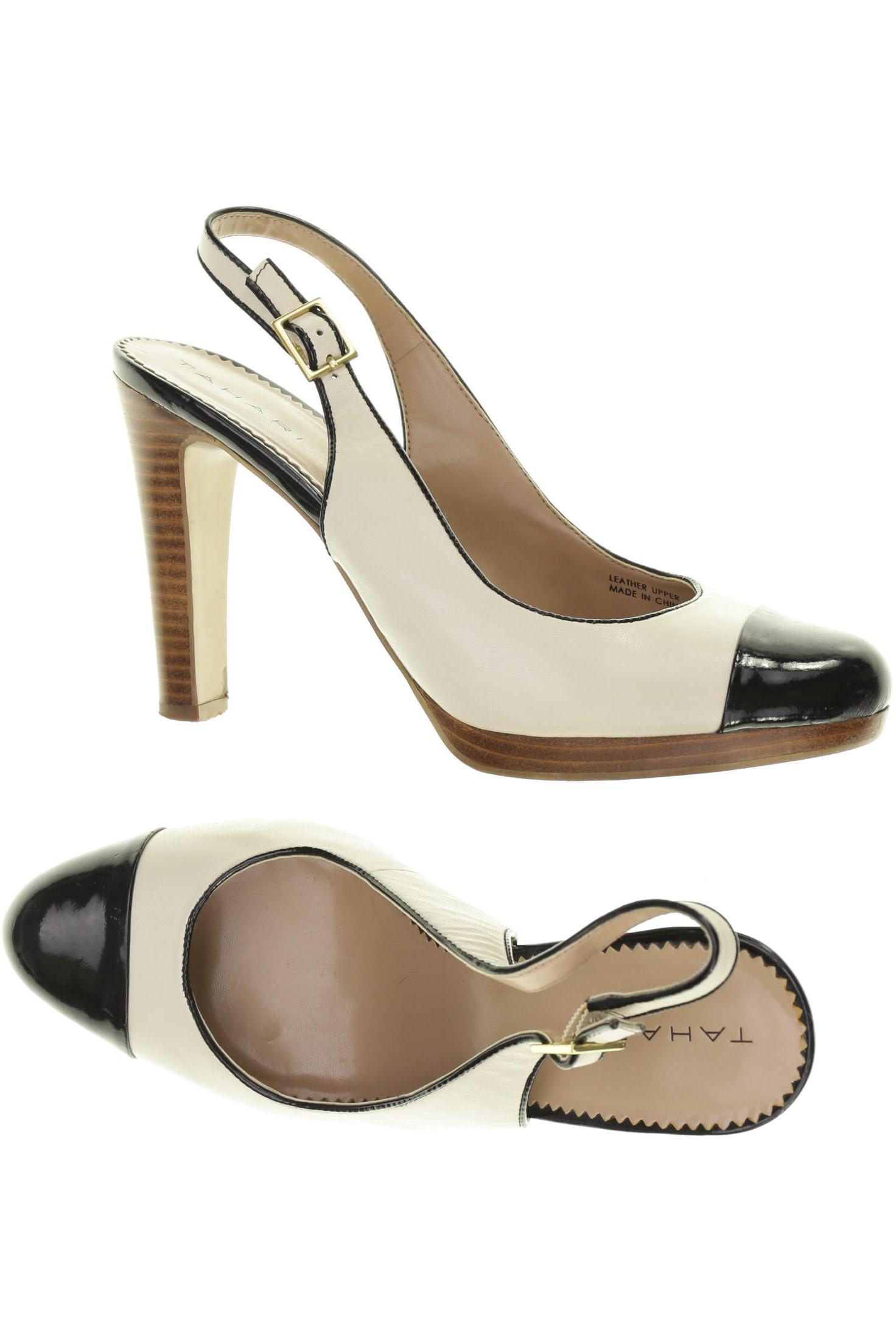 

Elie Tahari Damen Sandale, beige, Gr. 7.5