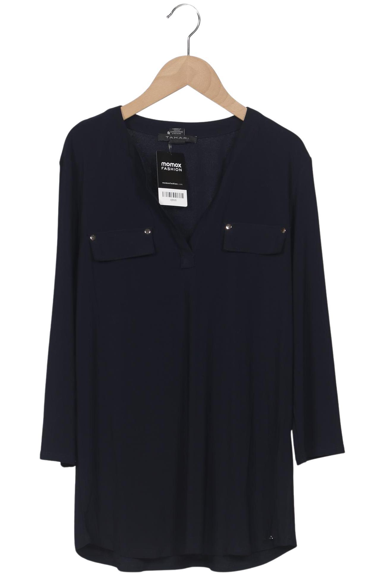 

Elie Tahari Damen Langarmshirt, marineblau, Gr. 42
