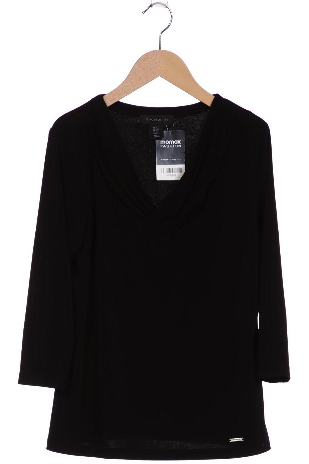 

Elie Tahari Damen Langarmshirt, schwarz, Gr. 38