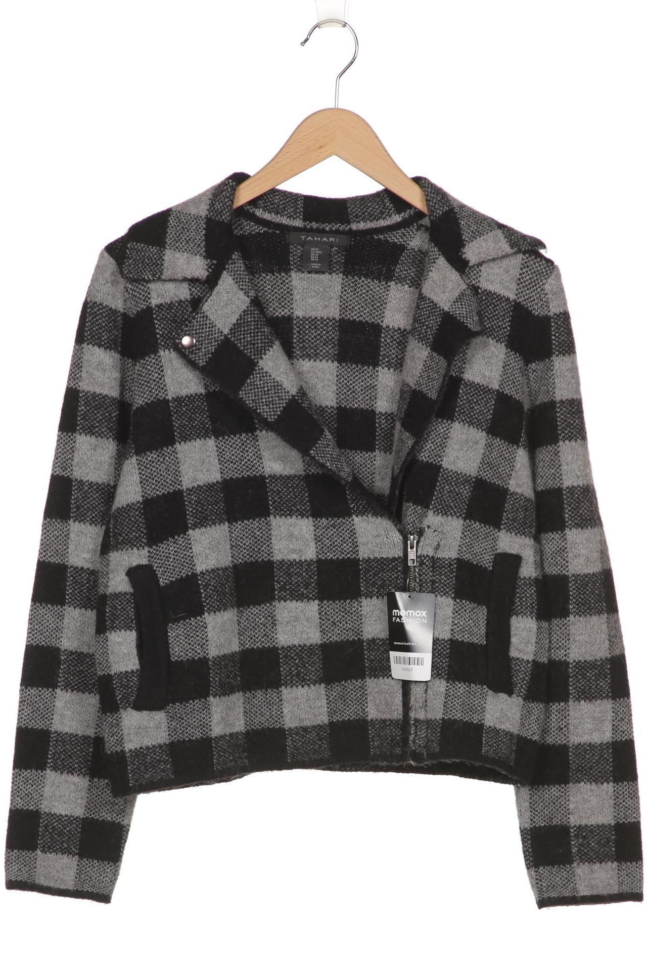 

Elie Tahari Damen Strickjacke, grau, Gr. 38