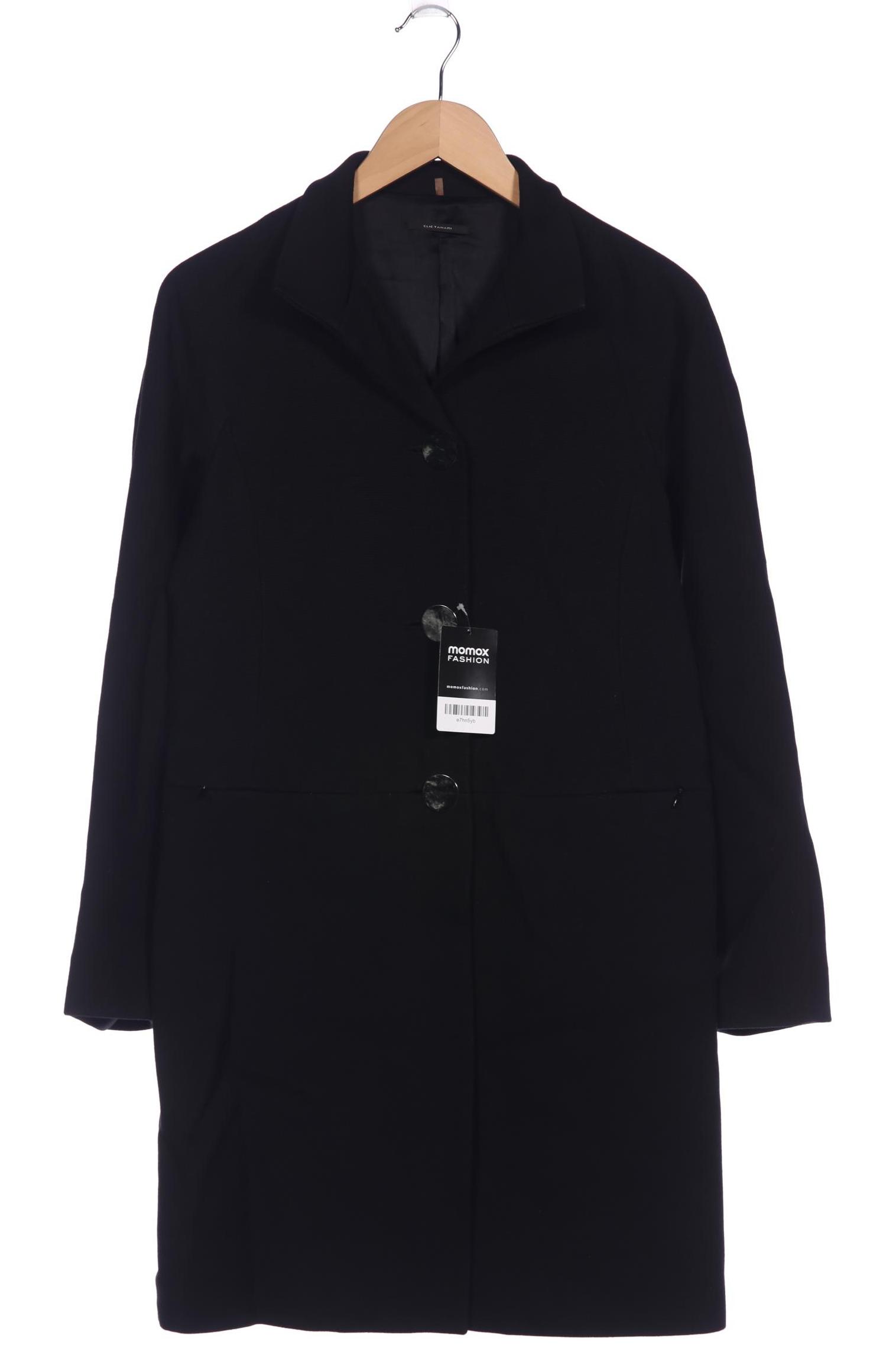 

Elie Tahari Damen Mantel, schwarz, Gr. 36
