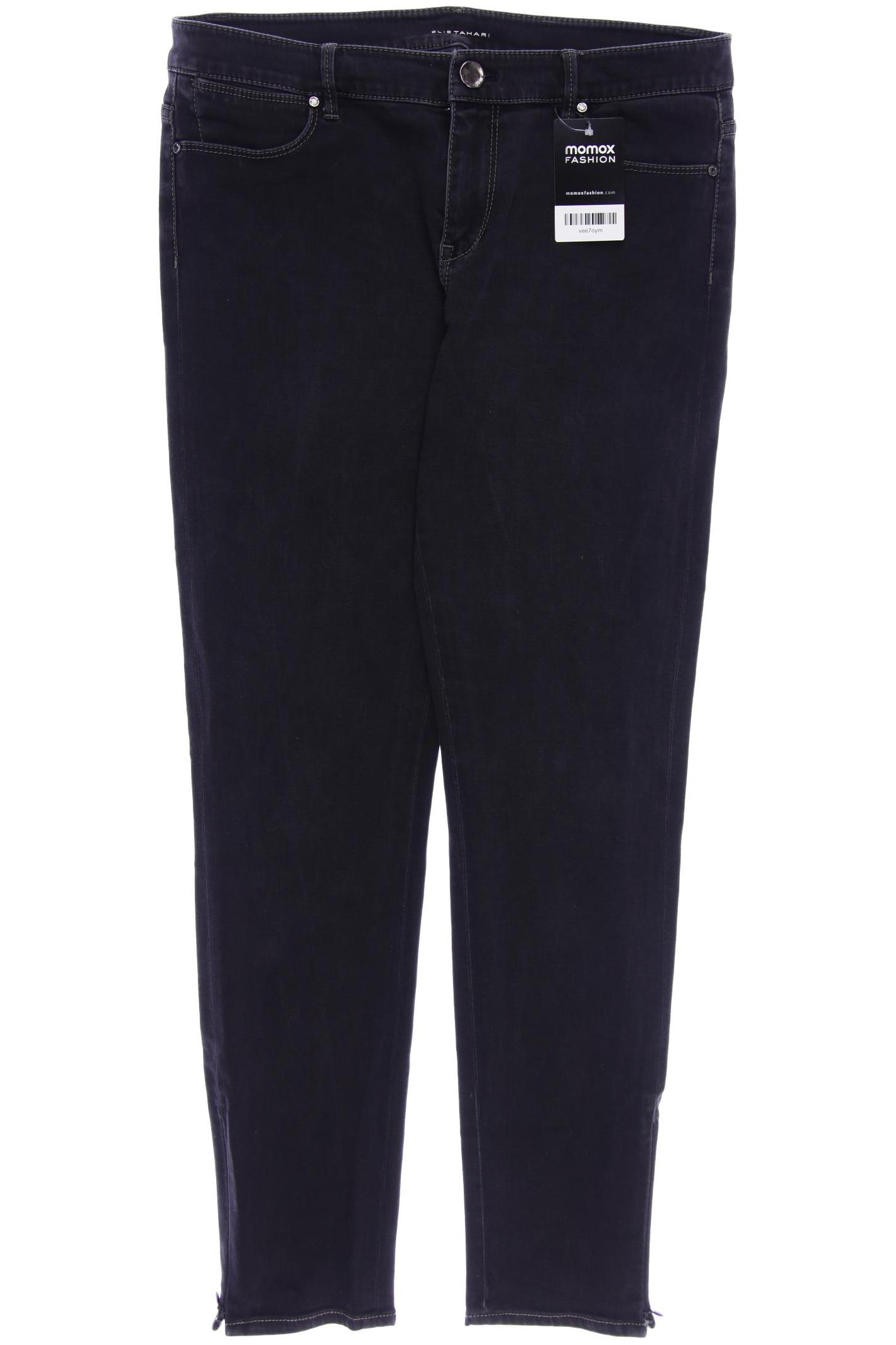 

ELIE TAHARI Damen Jeans, schwarz