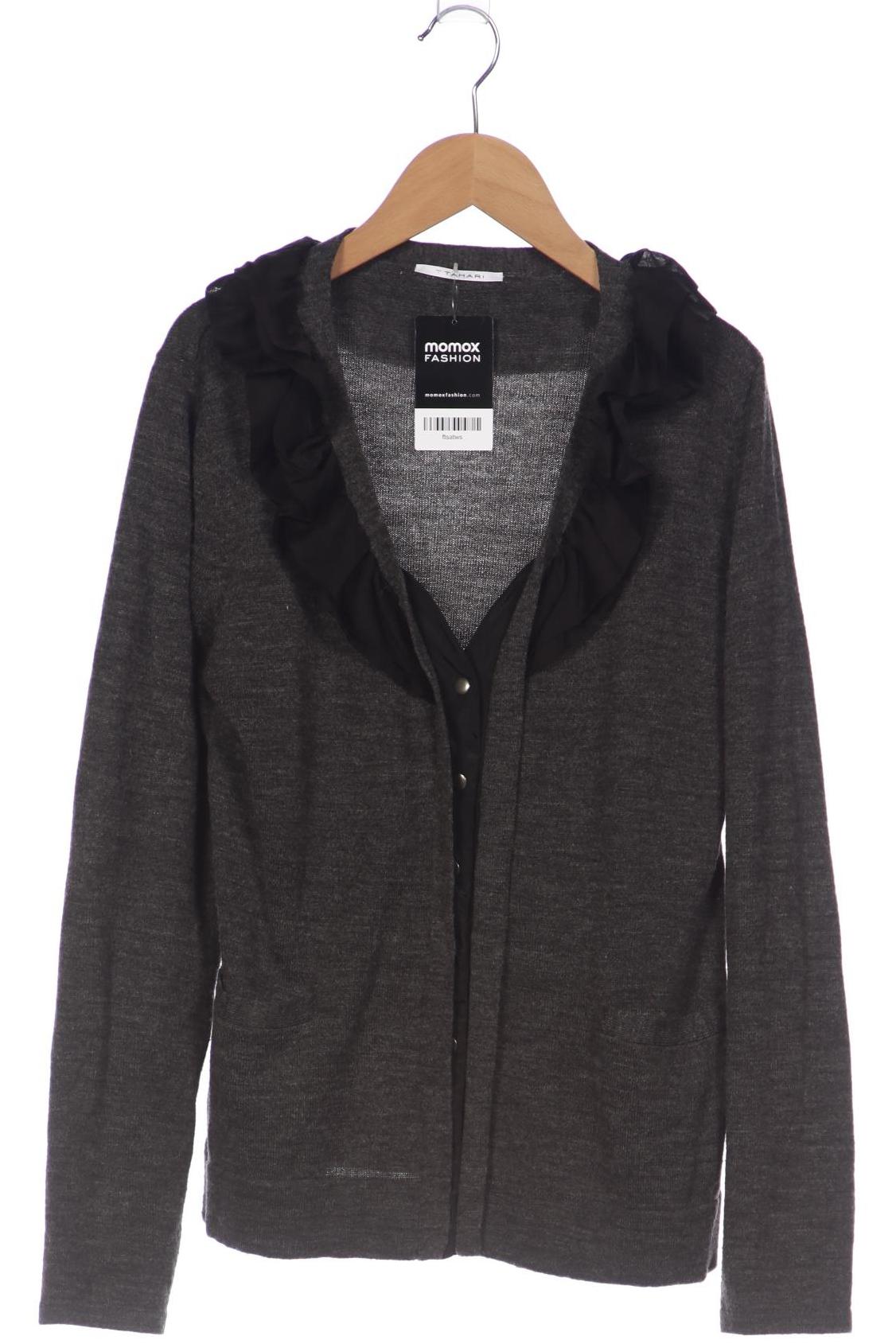

Elie Tahari Damen Strickjacke, grau, Gr. 42