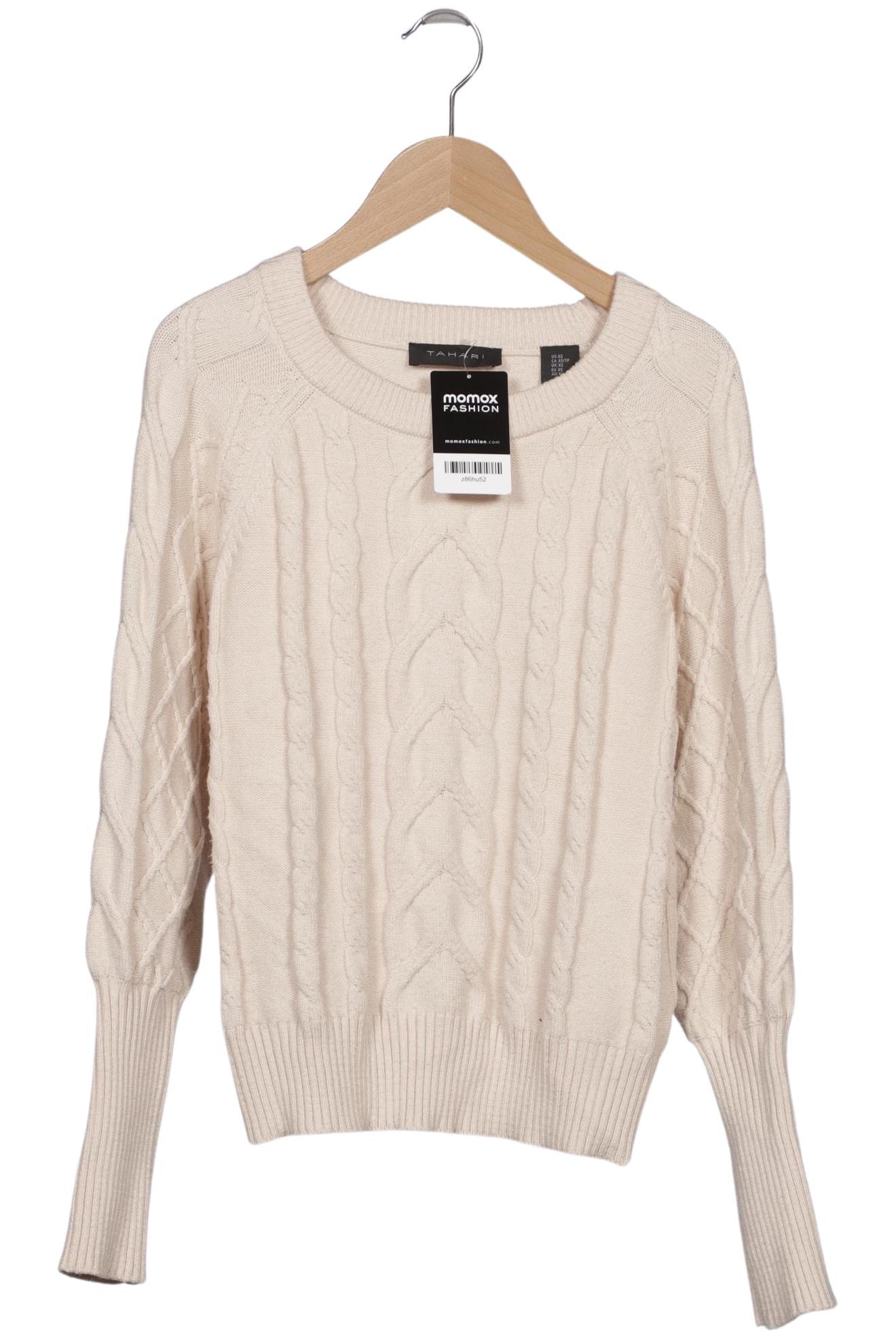 

Elie Tahari Damen Pullover, cremeweiß, Gr. 34