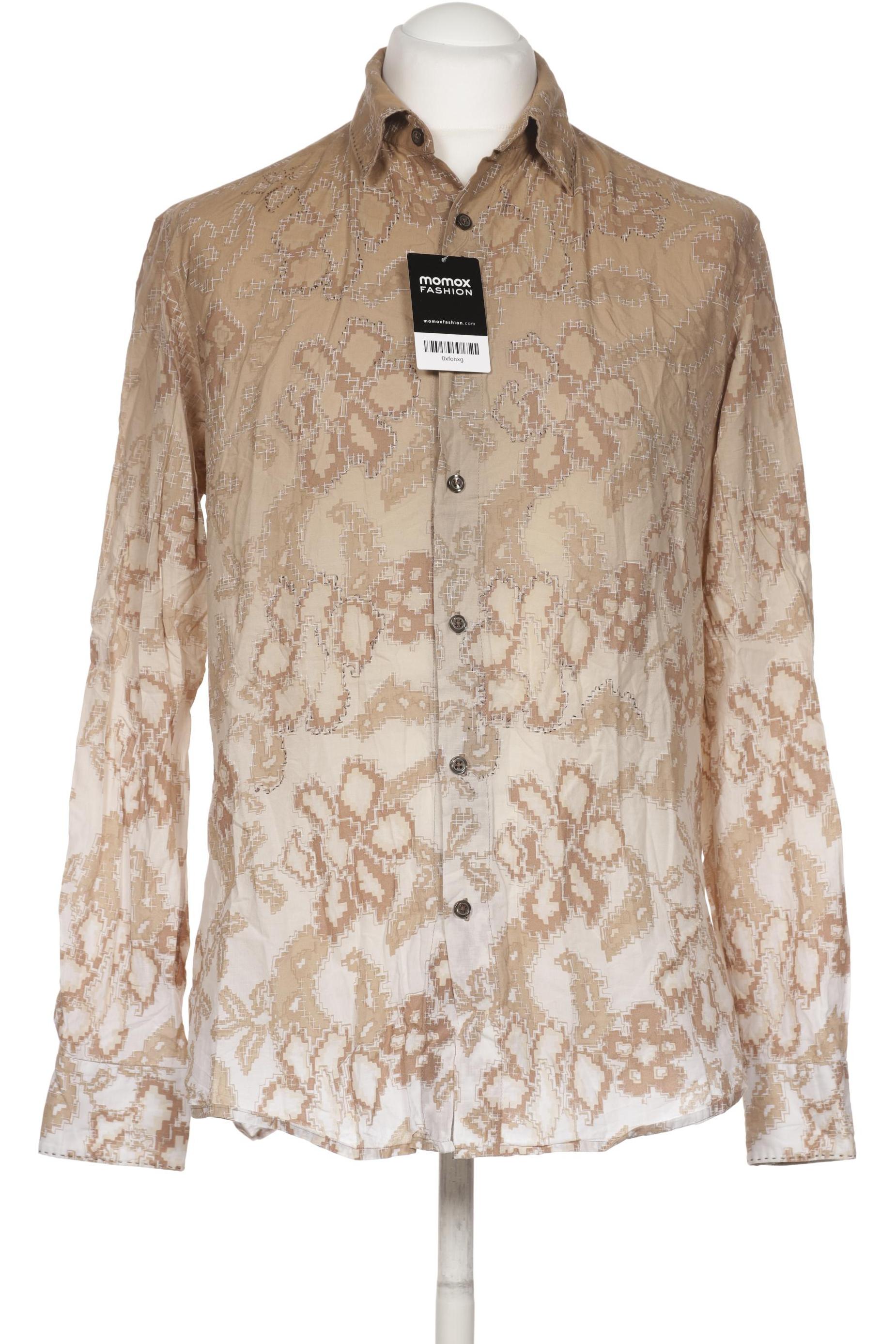

Elie Tahari Herren Hemd, beige, Gr. 48