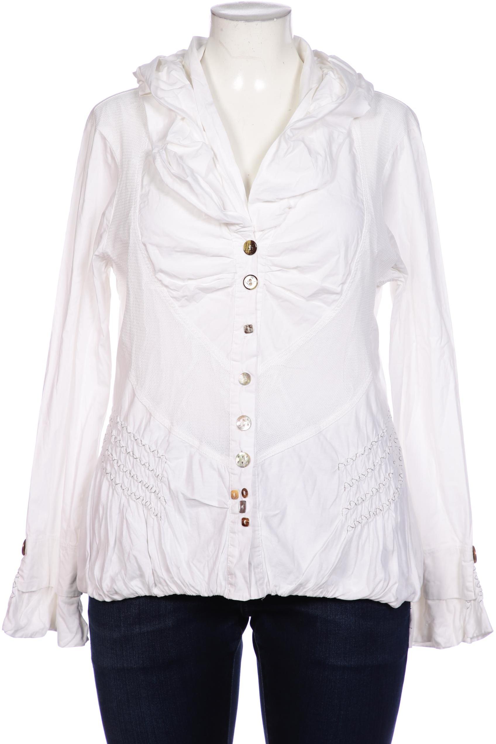 

Elisa Cavaletti Damen Bluse, weiß, Gr. 46