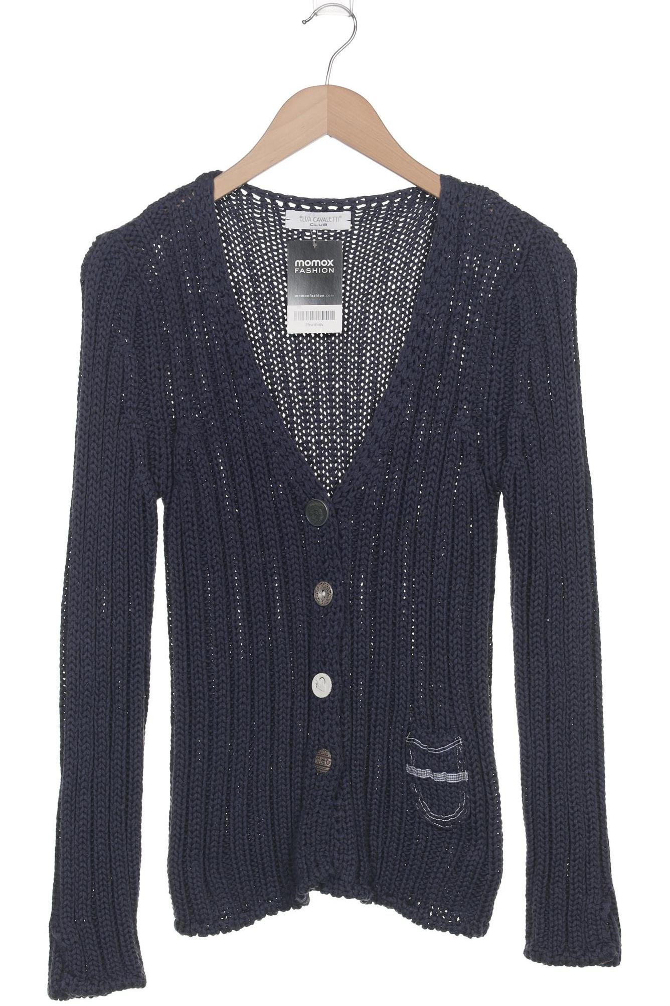 

Elisa Cavaletti Damen Strickjacke, marineblau, Gr. 42