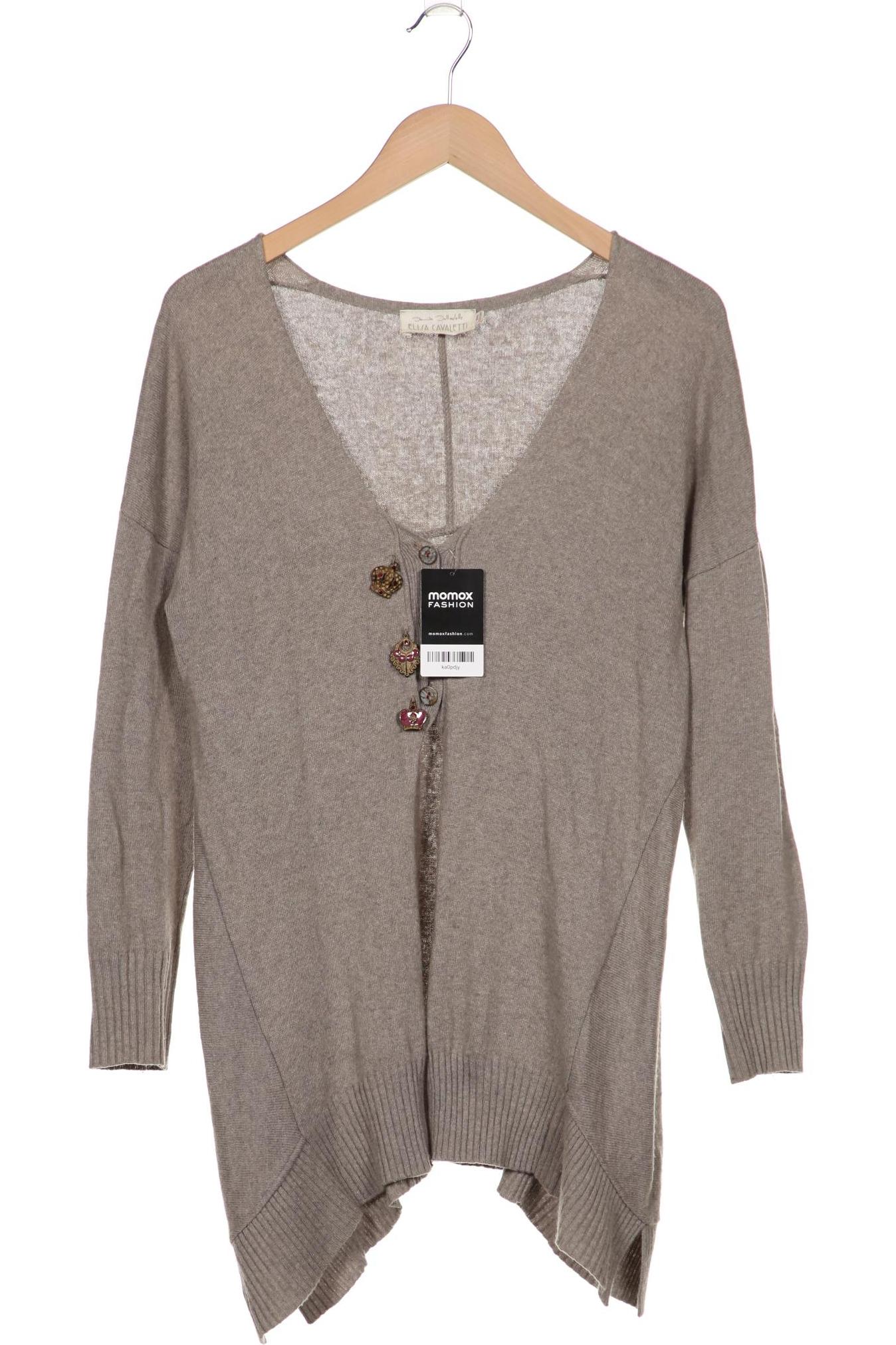 

Elisa Cavaletti Damen Strickjacke, grau, Gr. 36