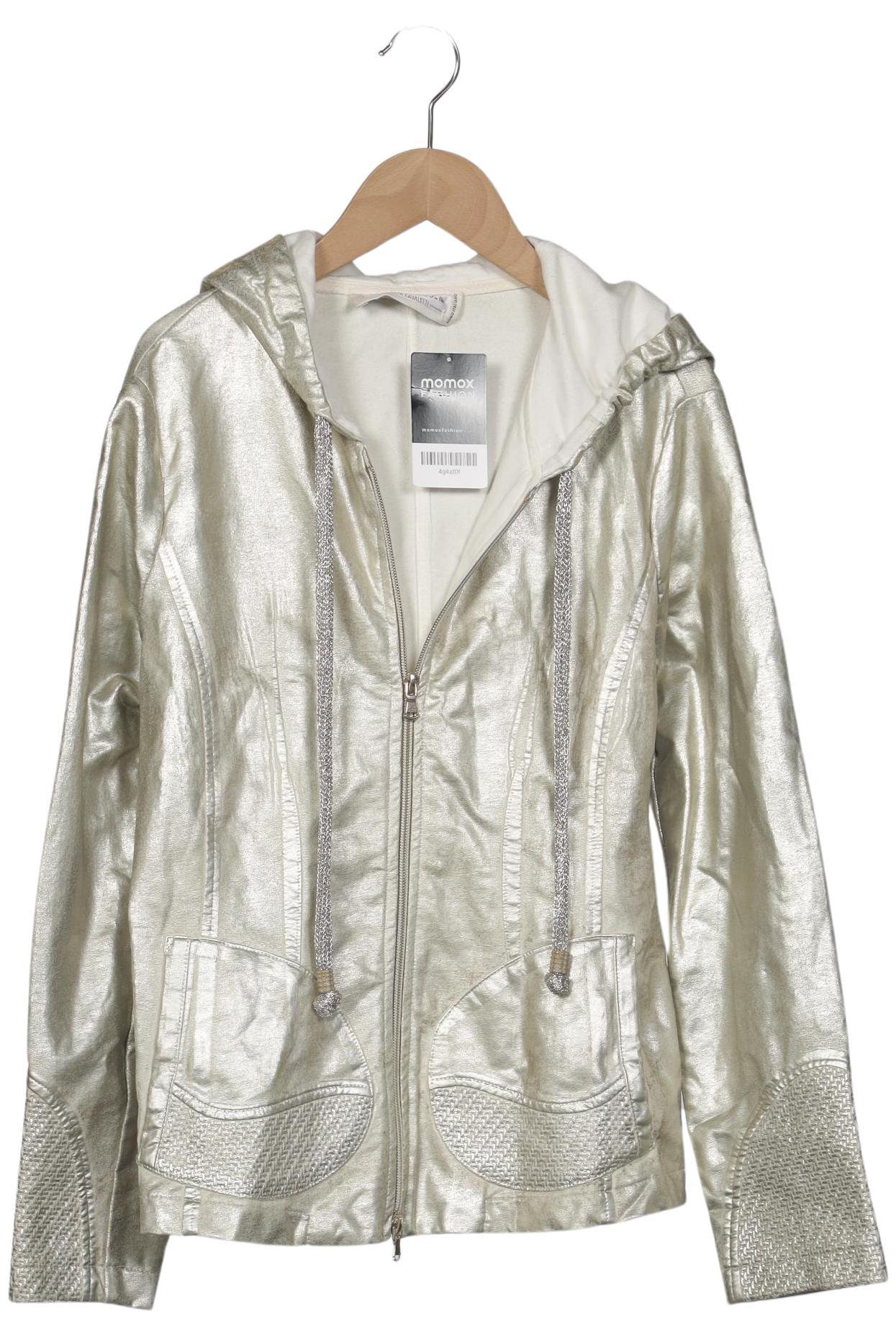 

Elisa Cavaletti Damen Jacke, silber, Gr. 36
