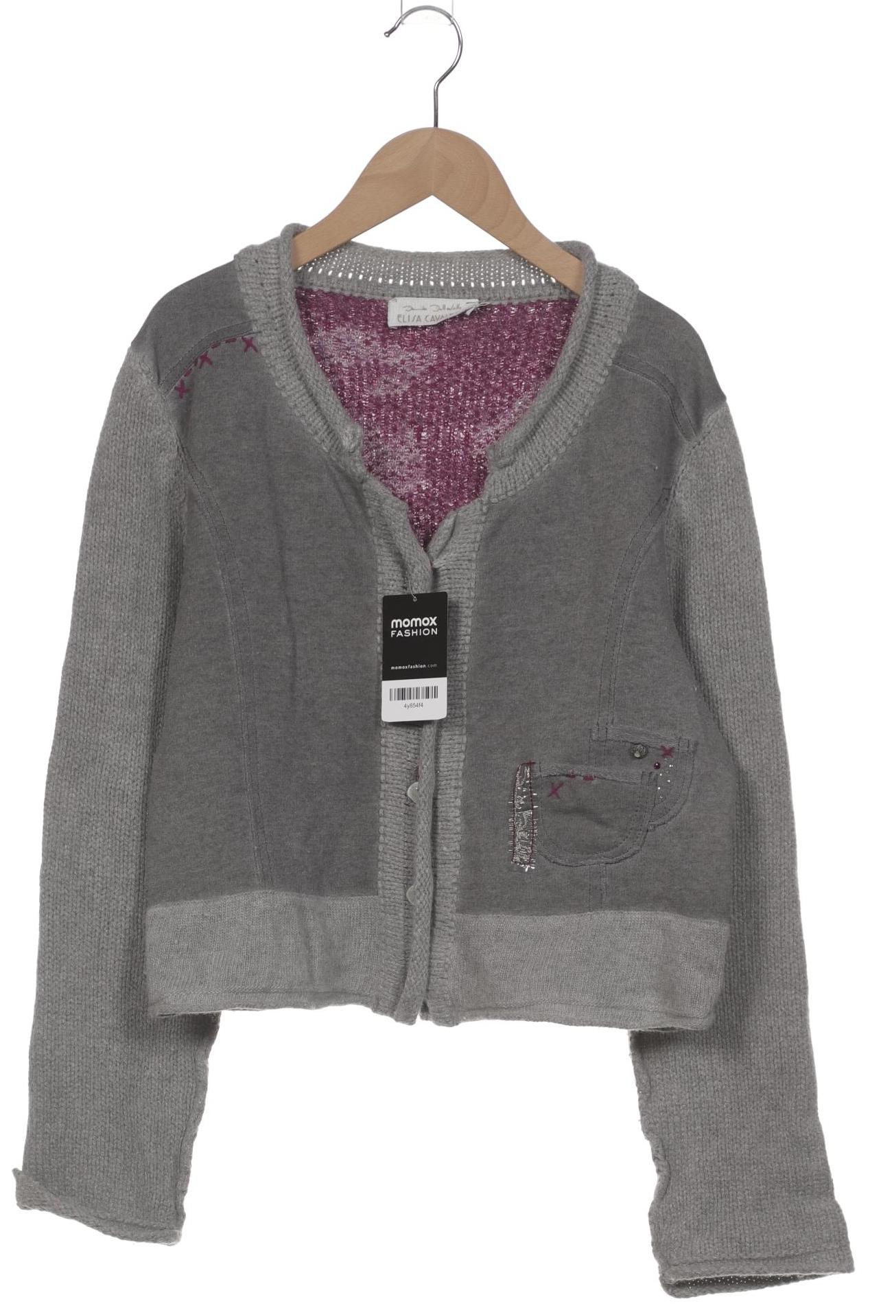 

Elisa Cavaletti Damen Strickjacke, grau, Gr. 42