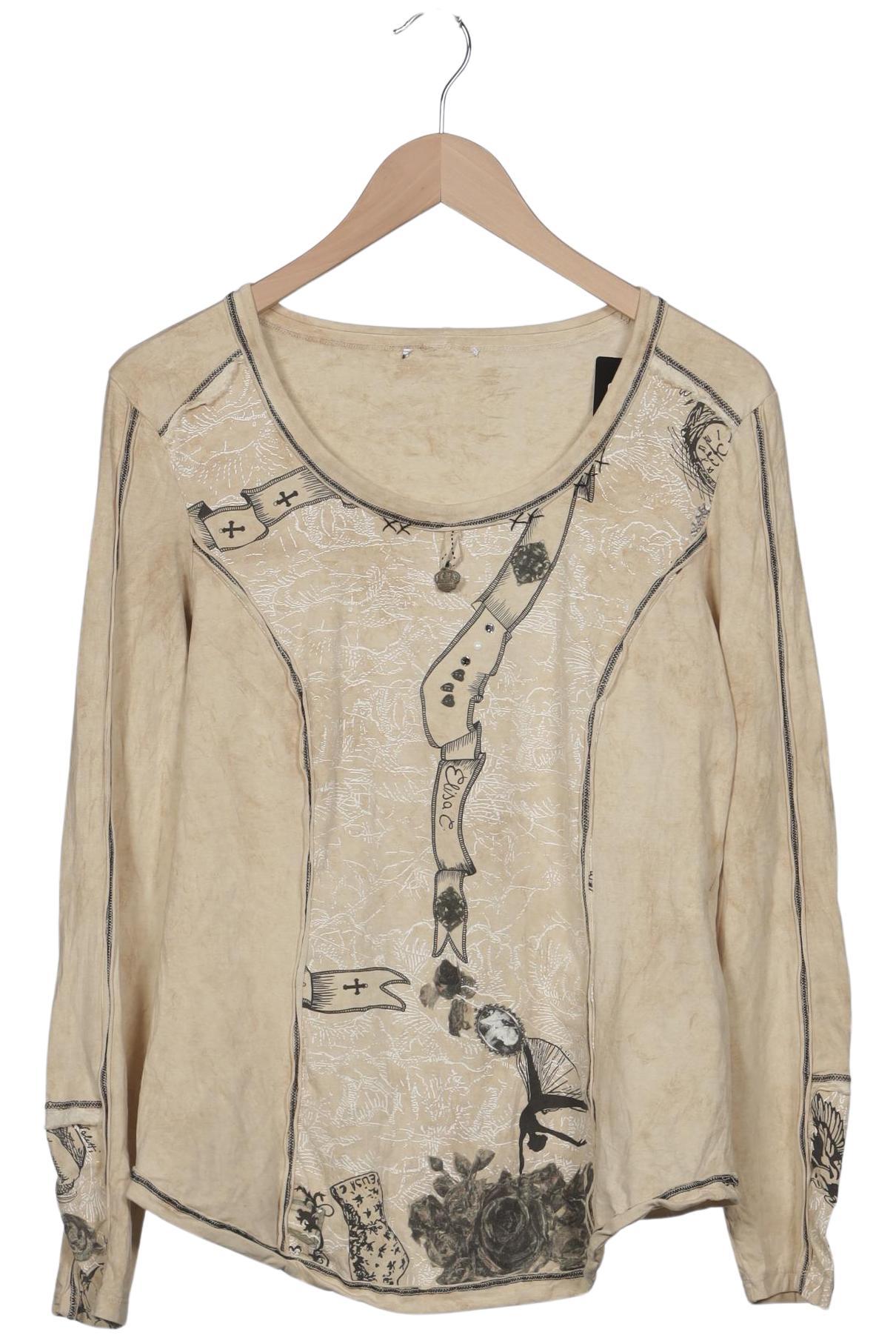 

Elisa Cavaletti Damen Langarmshirt, beige, Gr. 42