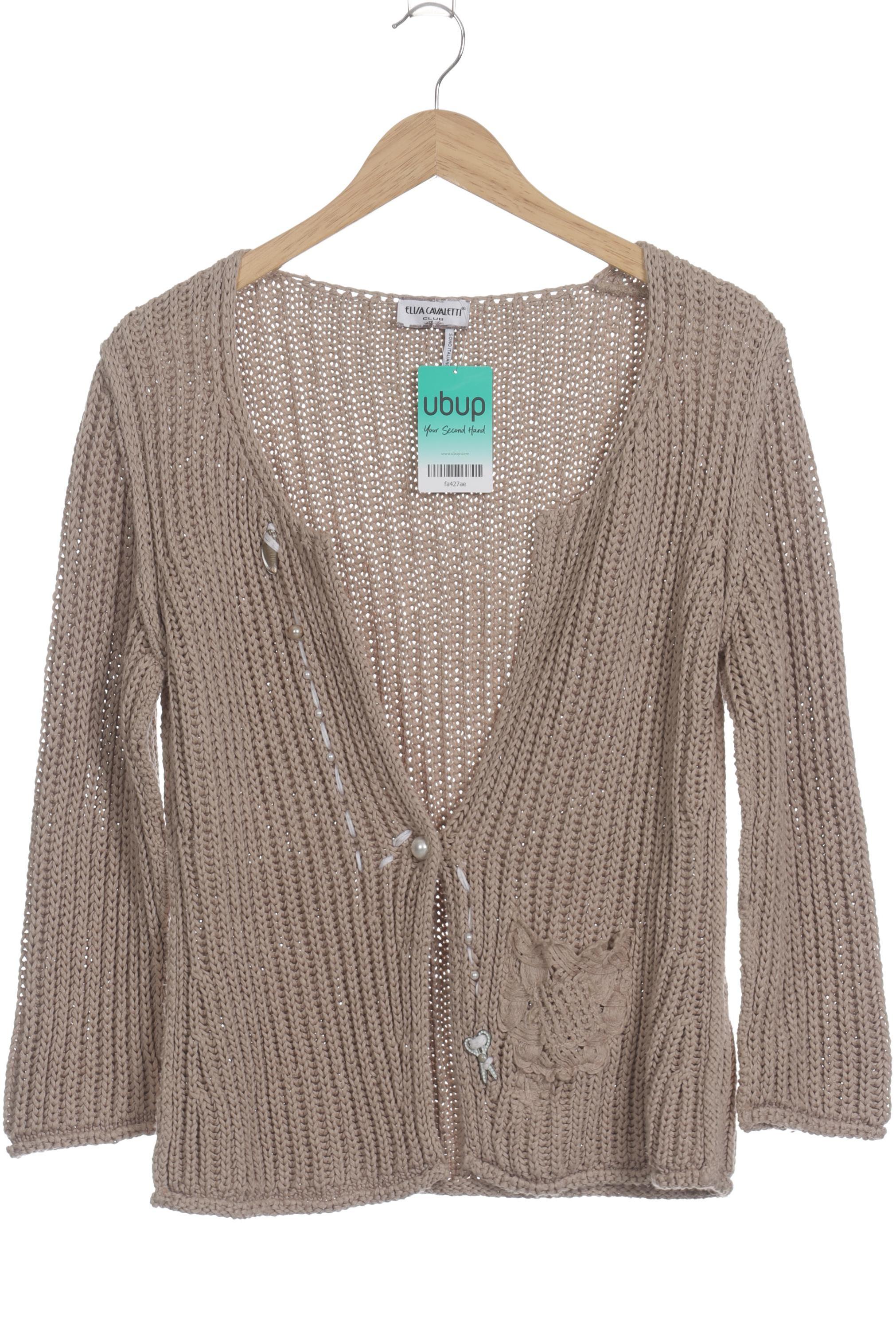

Elisa Cavaletti Damen Strickjacke, beige, Gr. 42