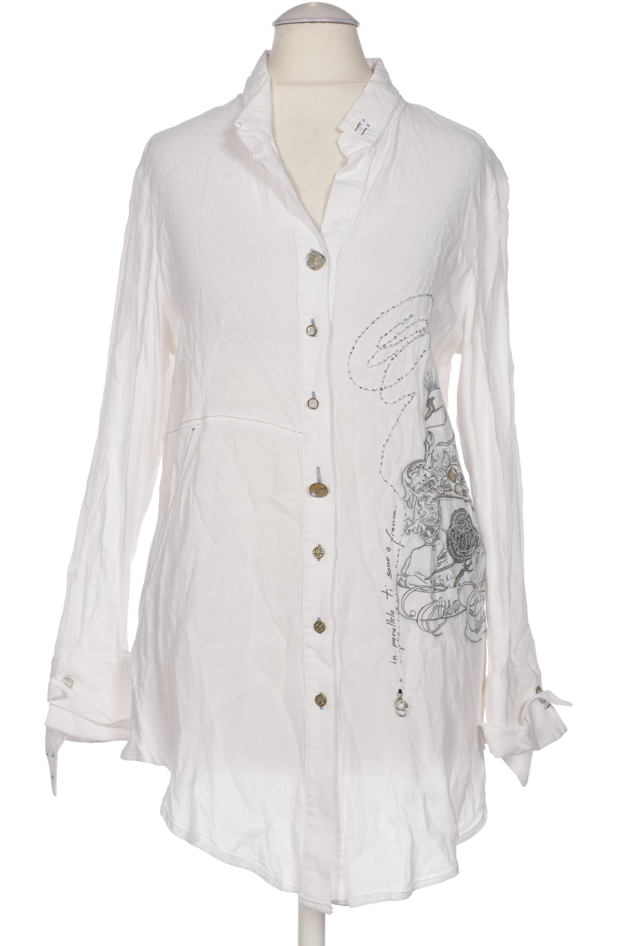

Elisa Cavaletti Damen Bluse, weiß, Gr. 34