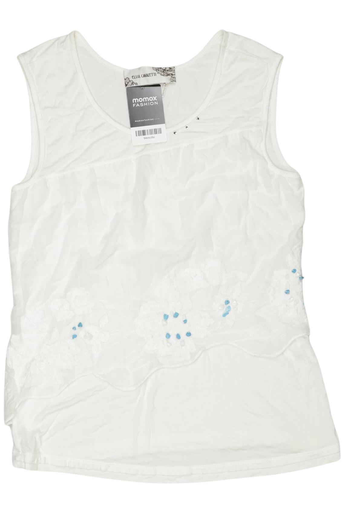 

Elisa Cavaletti Damen Top, weiß, Gr. 36