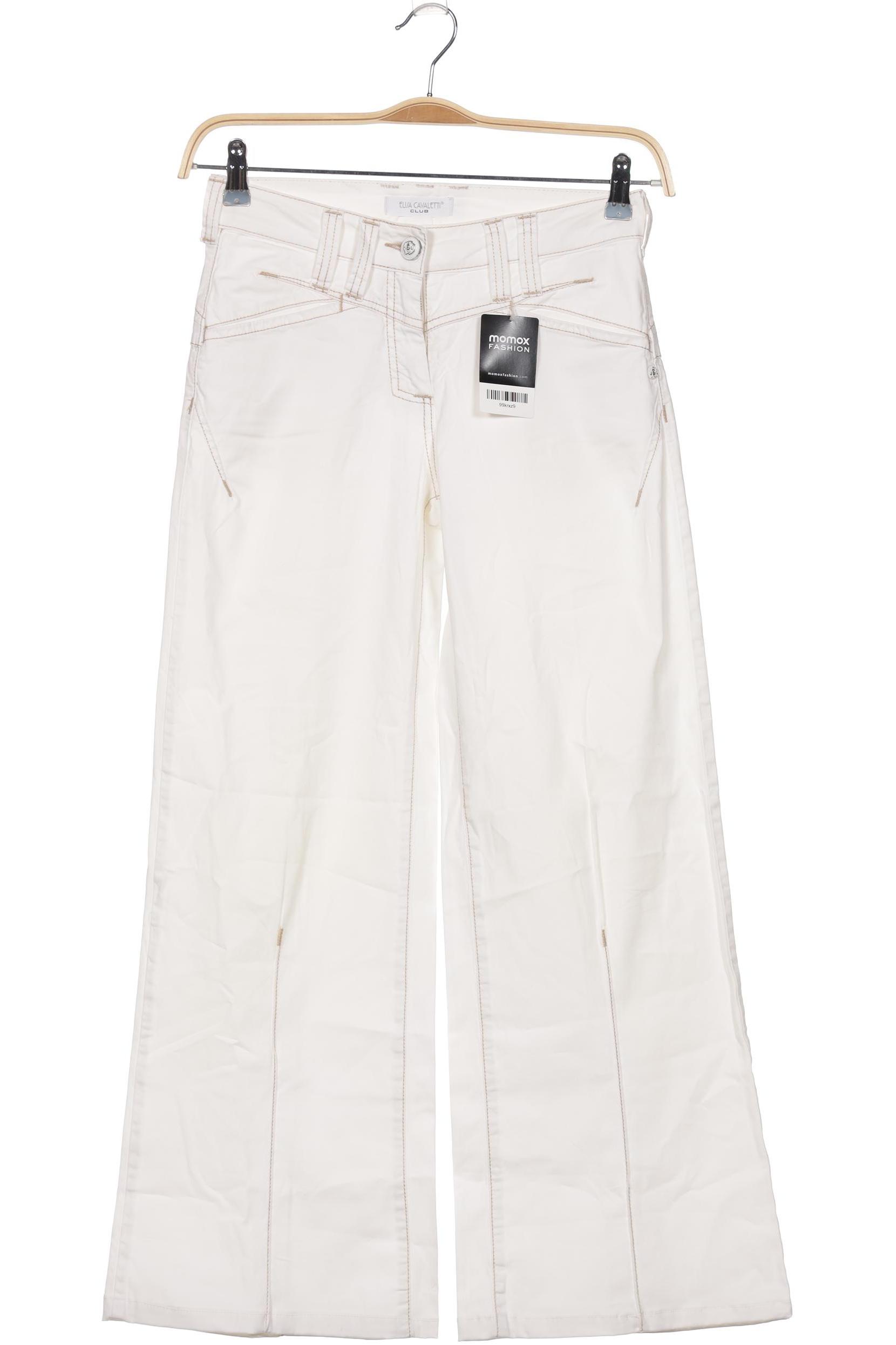 

Elisa Cavaletti Damen Stoffhose, weiß, Gr. 27