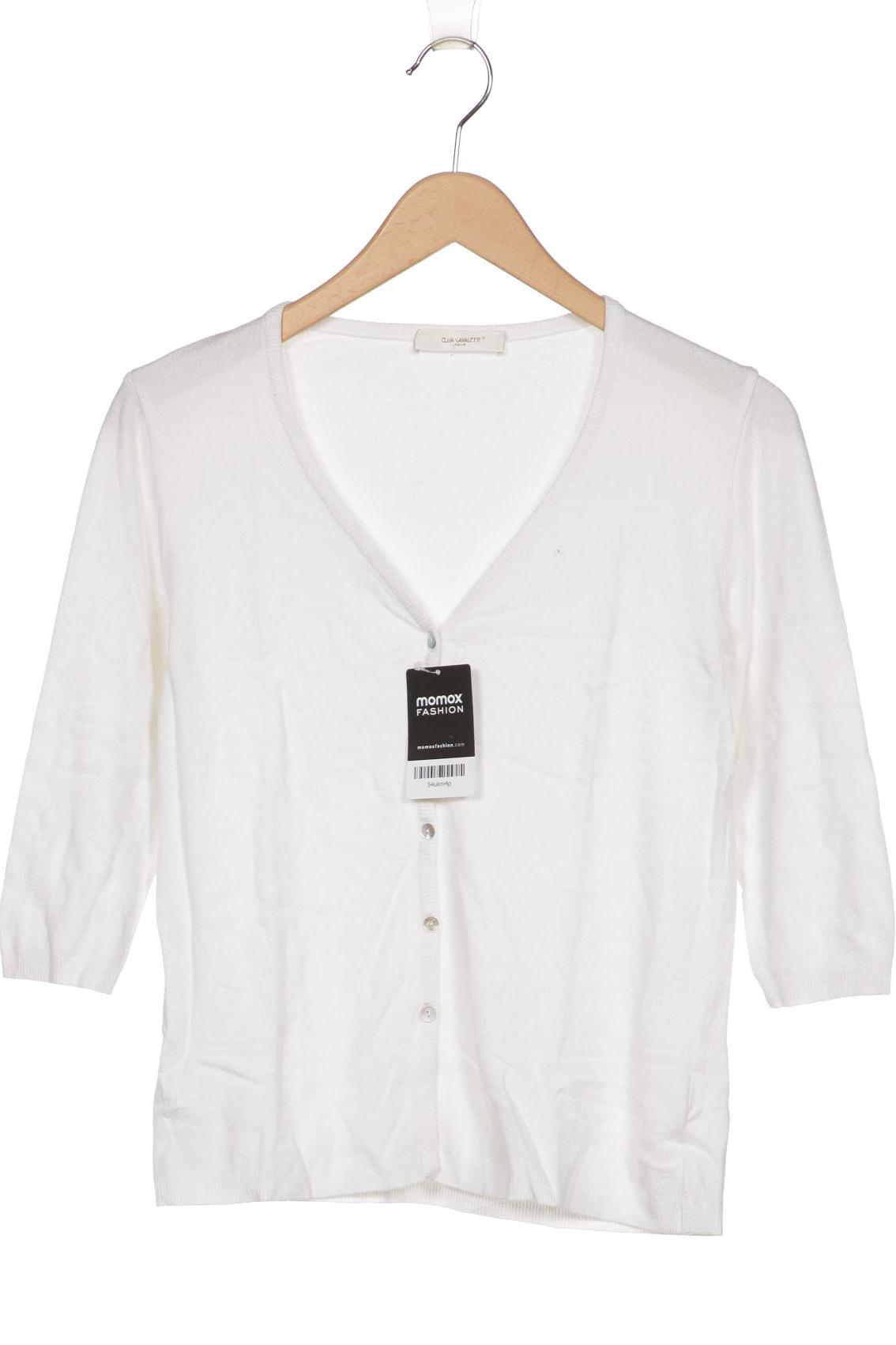 

Elisa Cavaletti Damen Strickjacke, weiß, Gr. 42