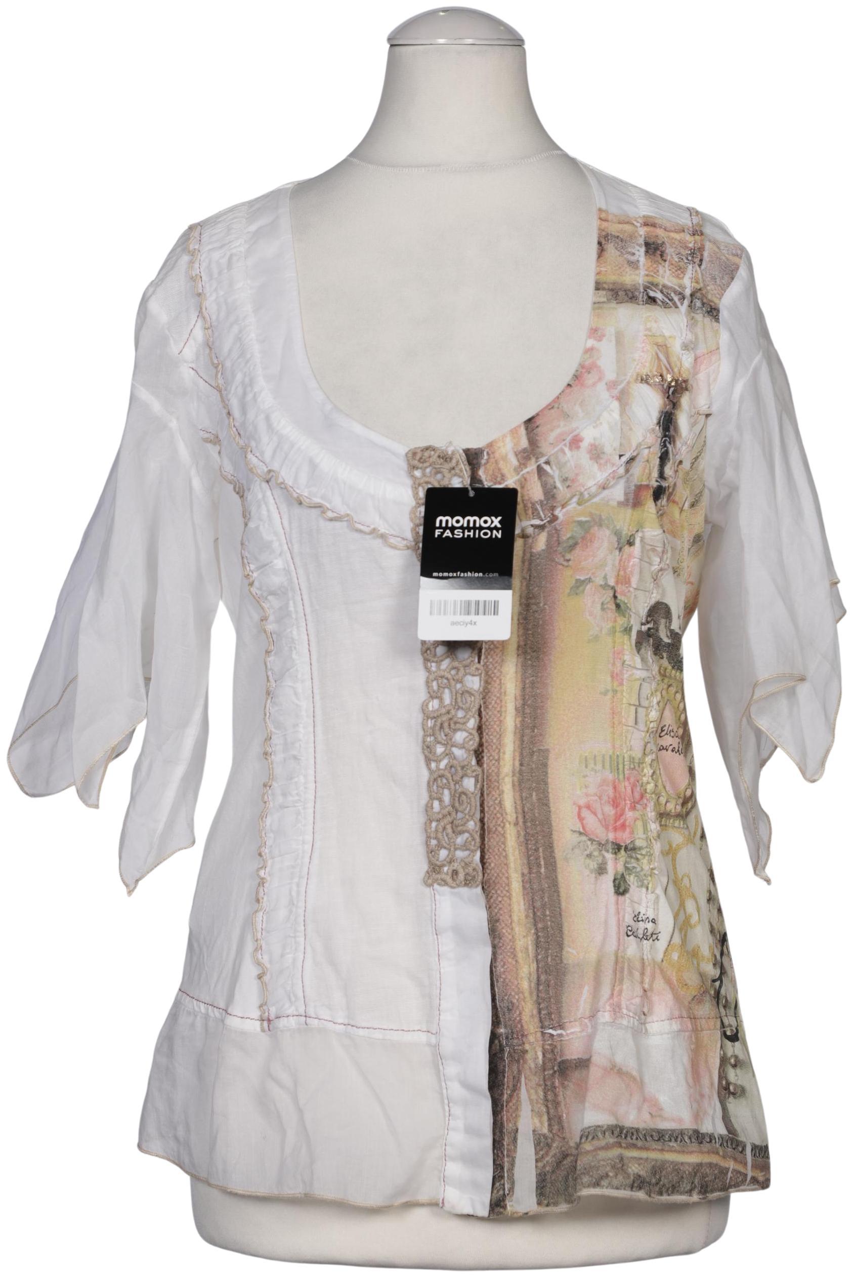 

Elisa Cavaletti Damen Bluse, weiß, Gr. 34