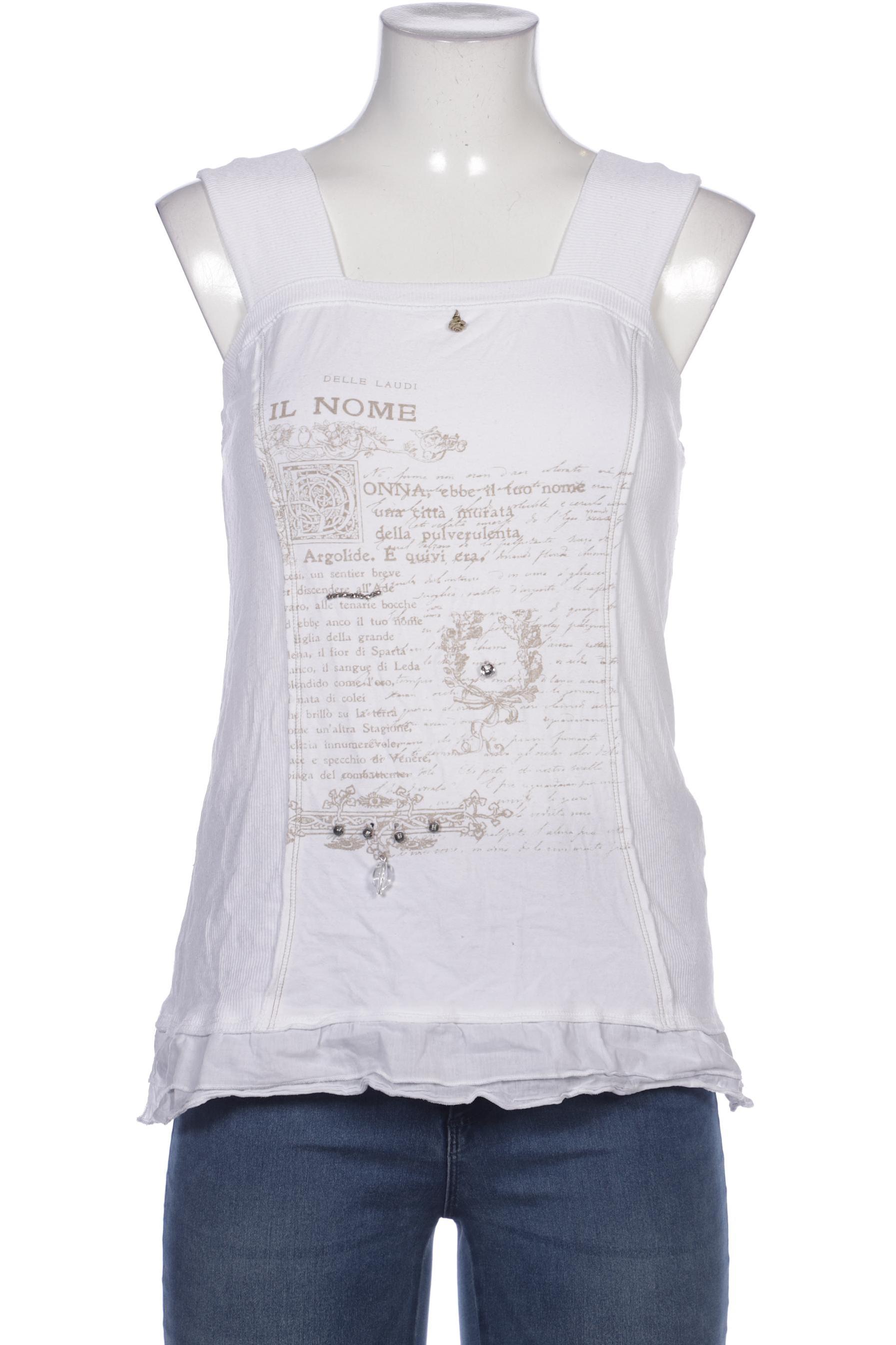 

Elisa Cavaletti Damen Top, weiß, Gr. 42