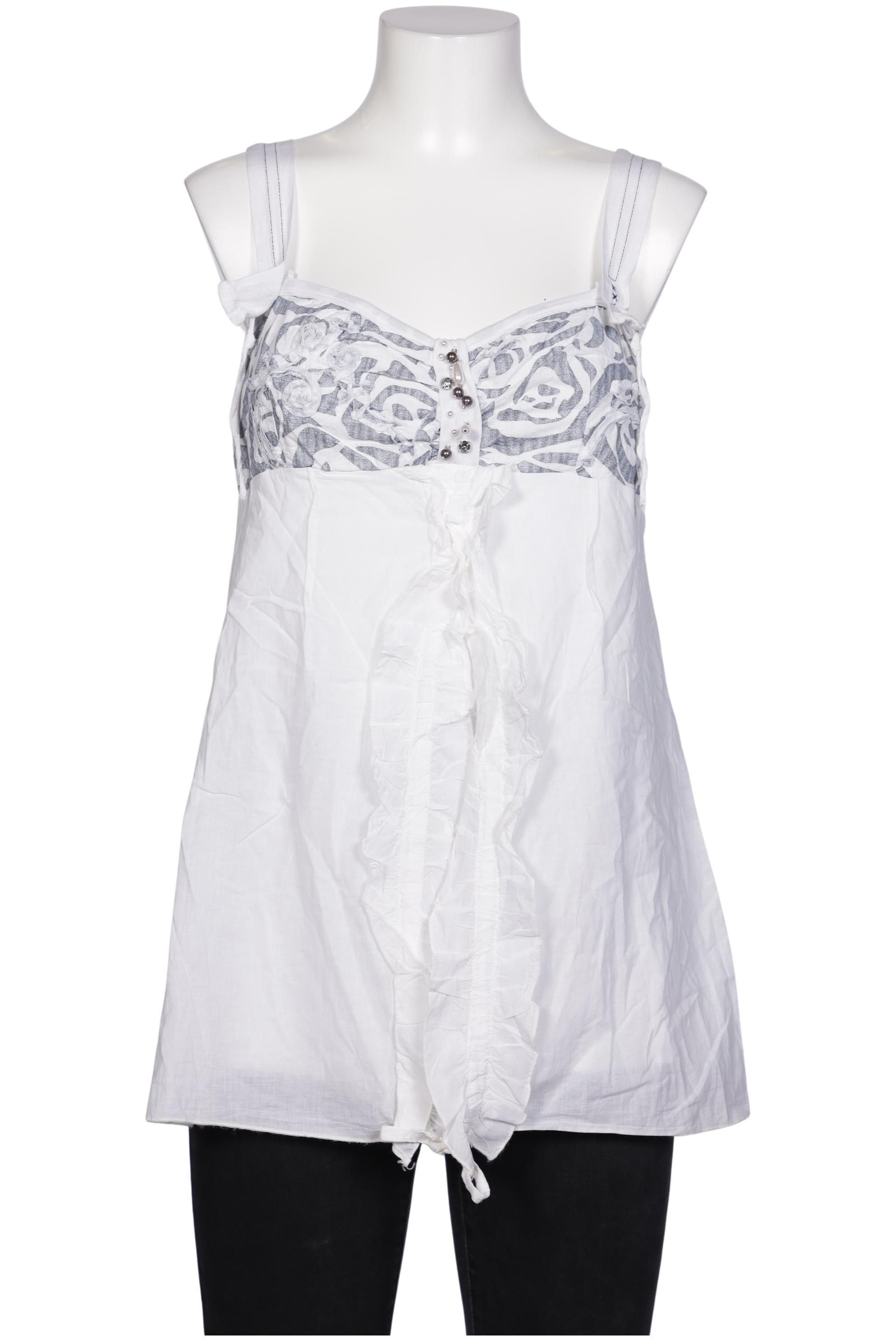 

Elisa Cavaletti Damen Top, weiß, Gr. 42