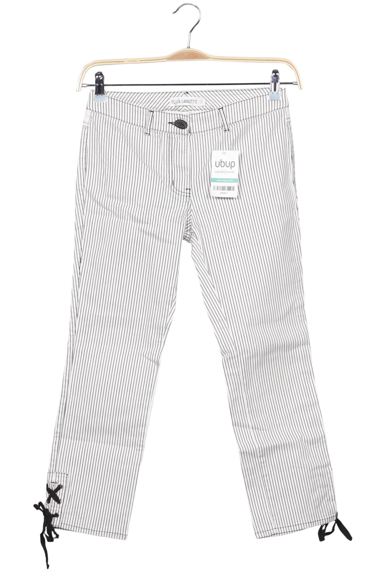 

Elisa Cavaletti Damen Stoffhose, weiß, Gr. 27