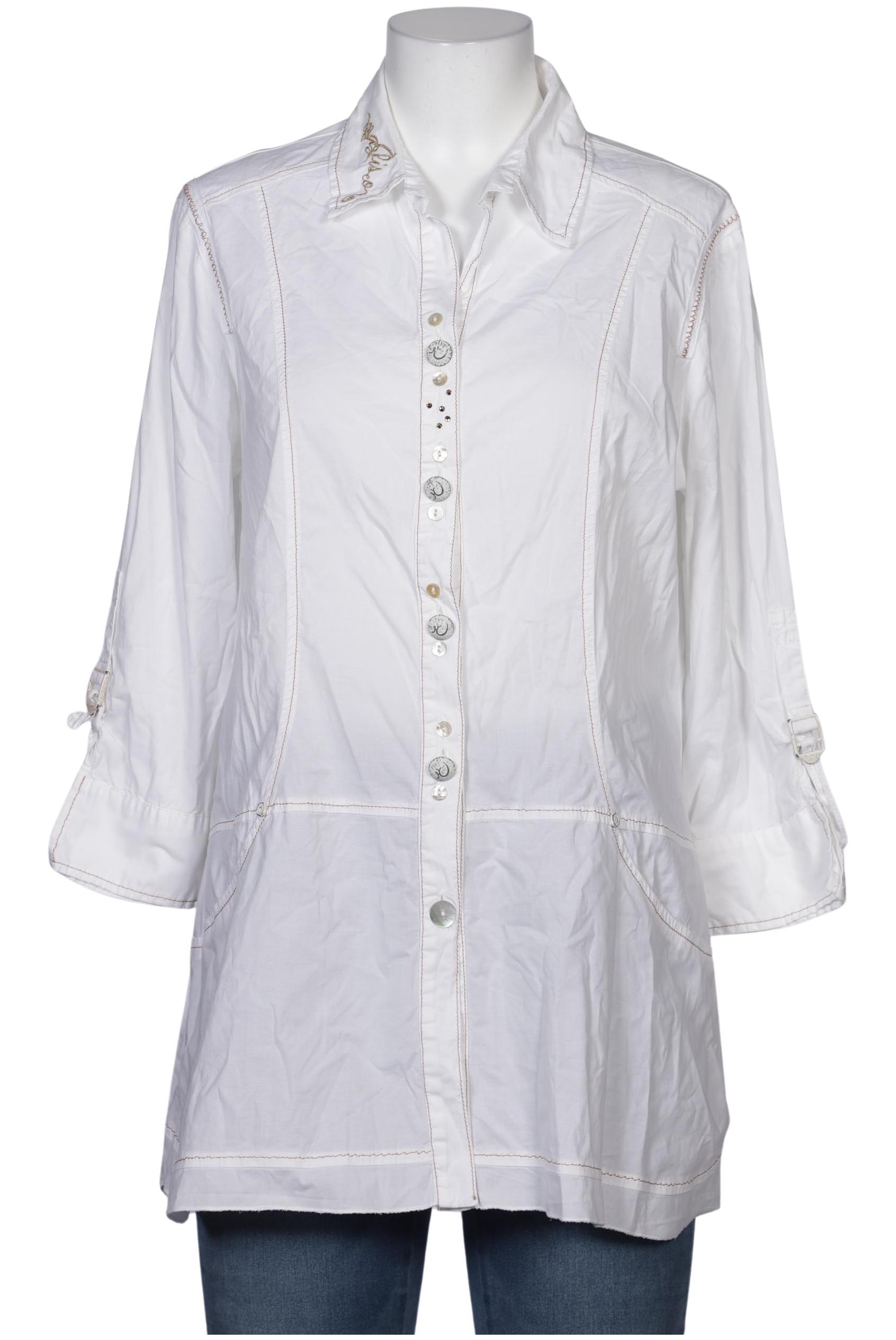 

Elisa Cavaletti Damen Bluse, weiß, Gr. 42