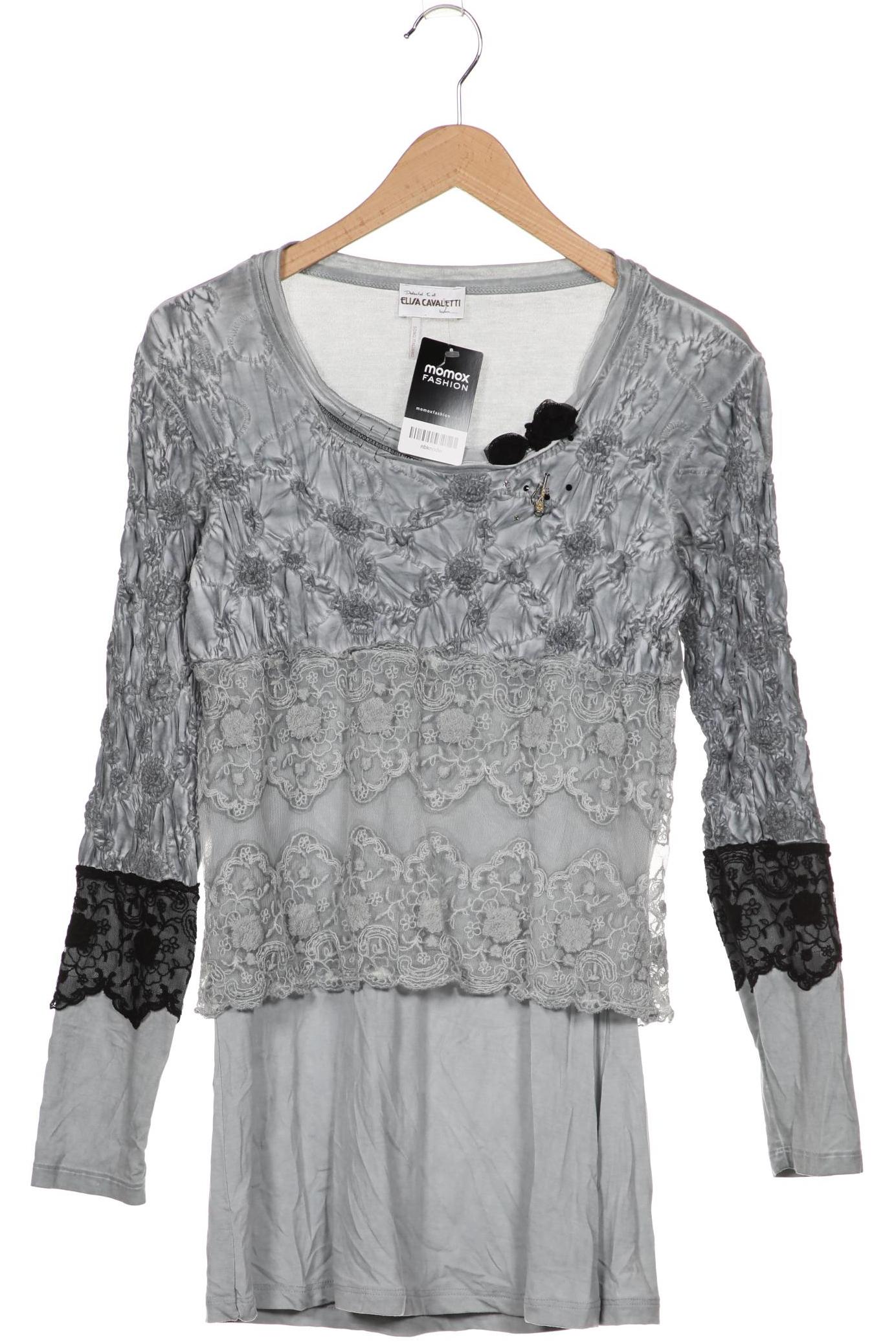 

Elisa Cavaletti Damen Langarmshirt, grau, Gr. 36
