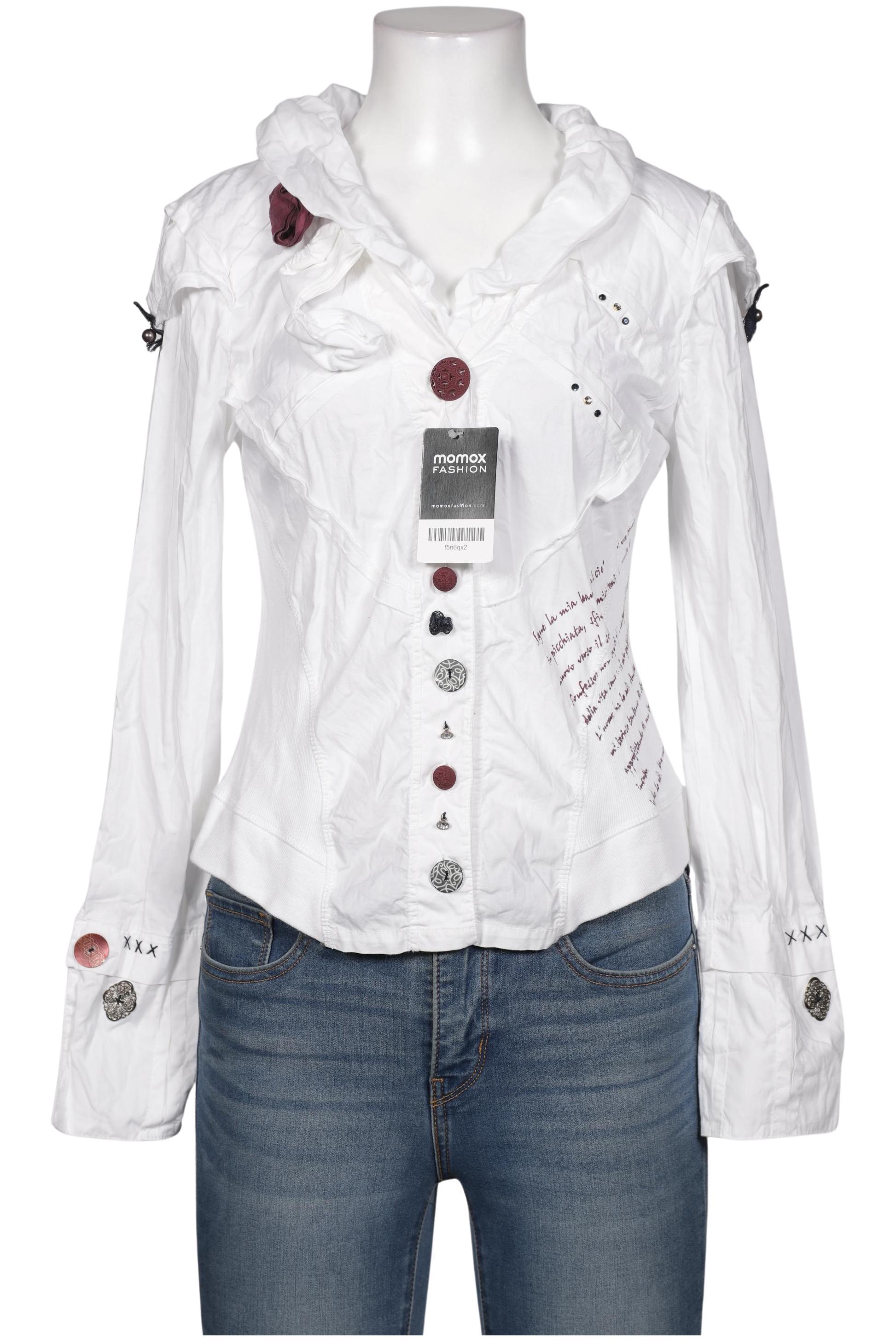 

Elisa Cavaletti Damen Bluse, weiß, Gr. 36