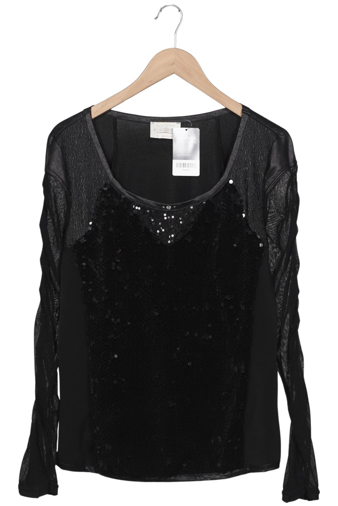 

Elisa Cavaletti Damen Langarmshirt, schwarz, Gr. 38