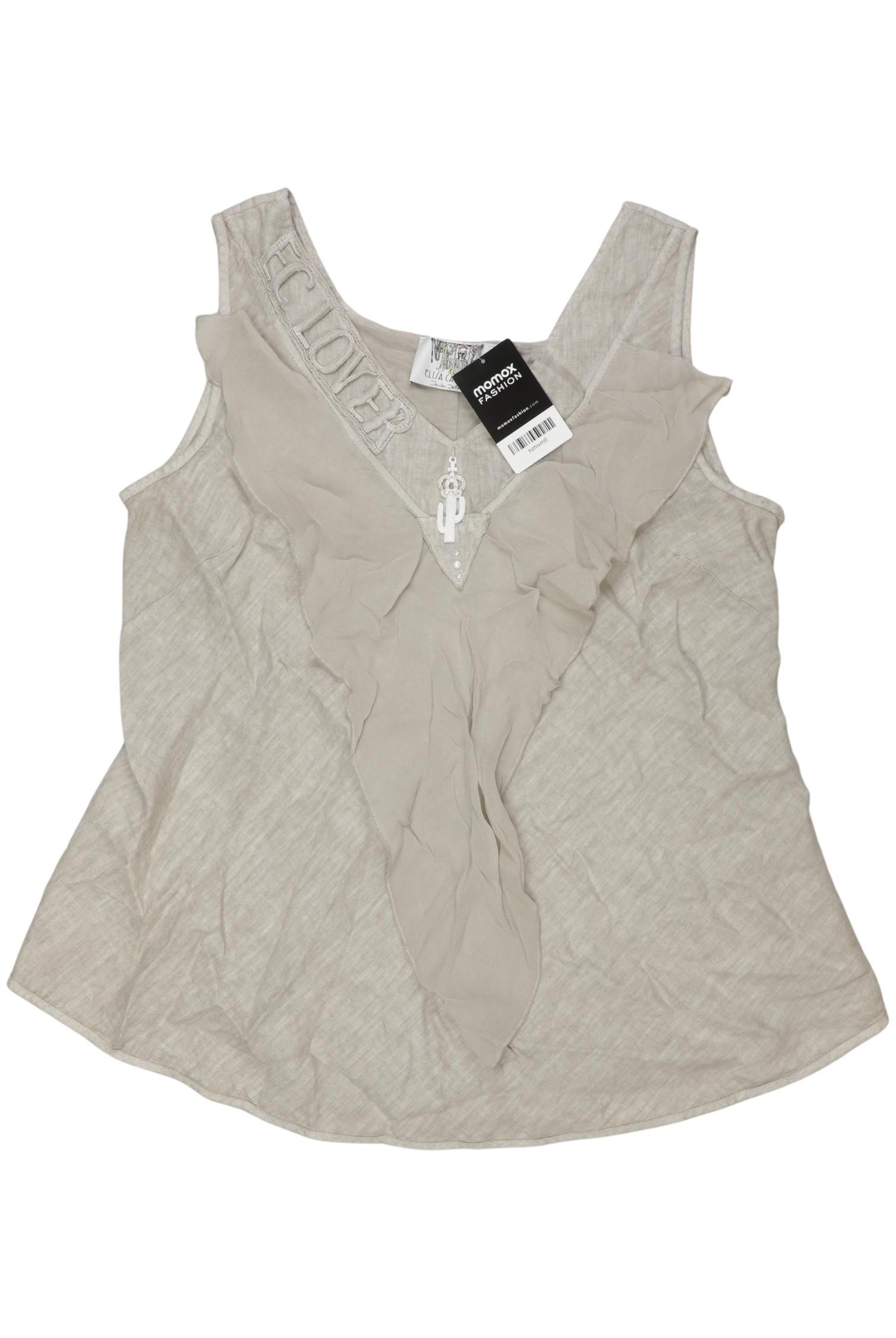 

Elisa Cavaletti Damen Top, beige, Gr. 40