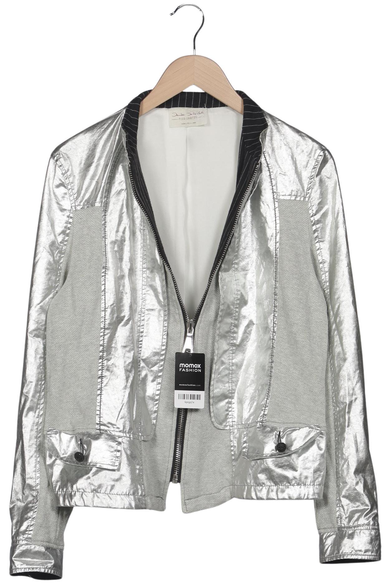 

Elisa Cavaletti Damen Jacke, silber, Gr. 44