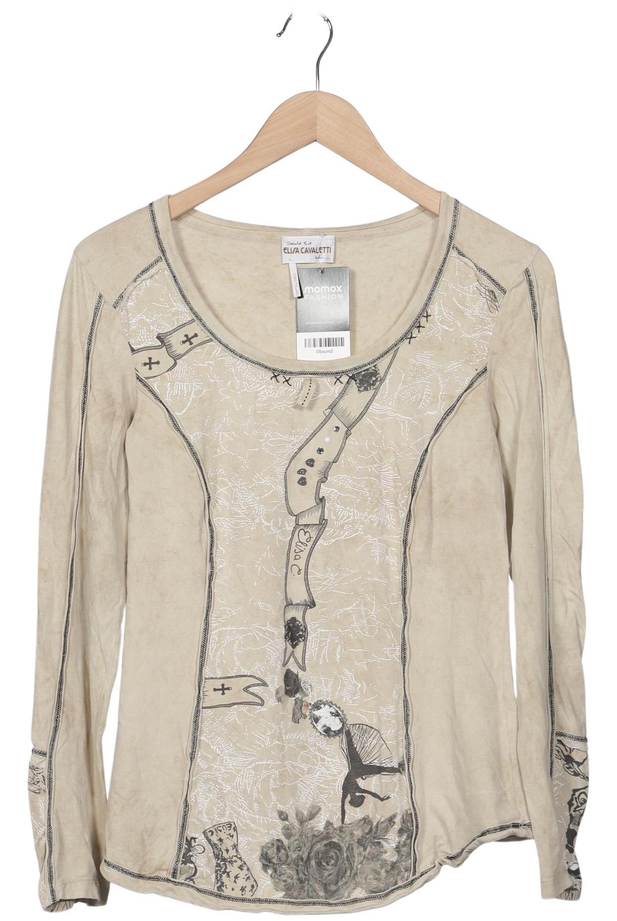 

Elisa Cavaletti Damen Langarmshirt, beige, Gr. 36
