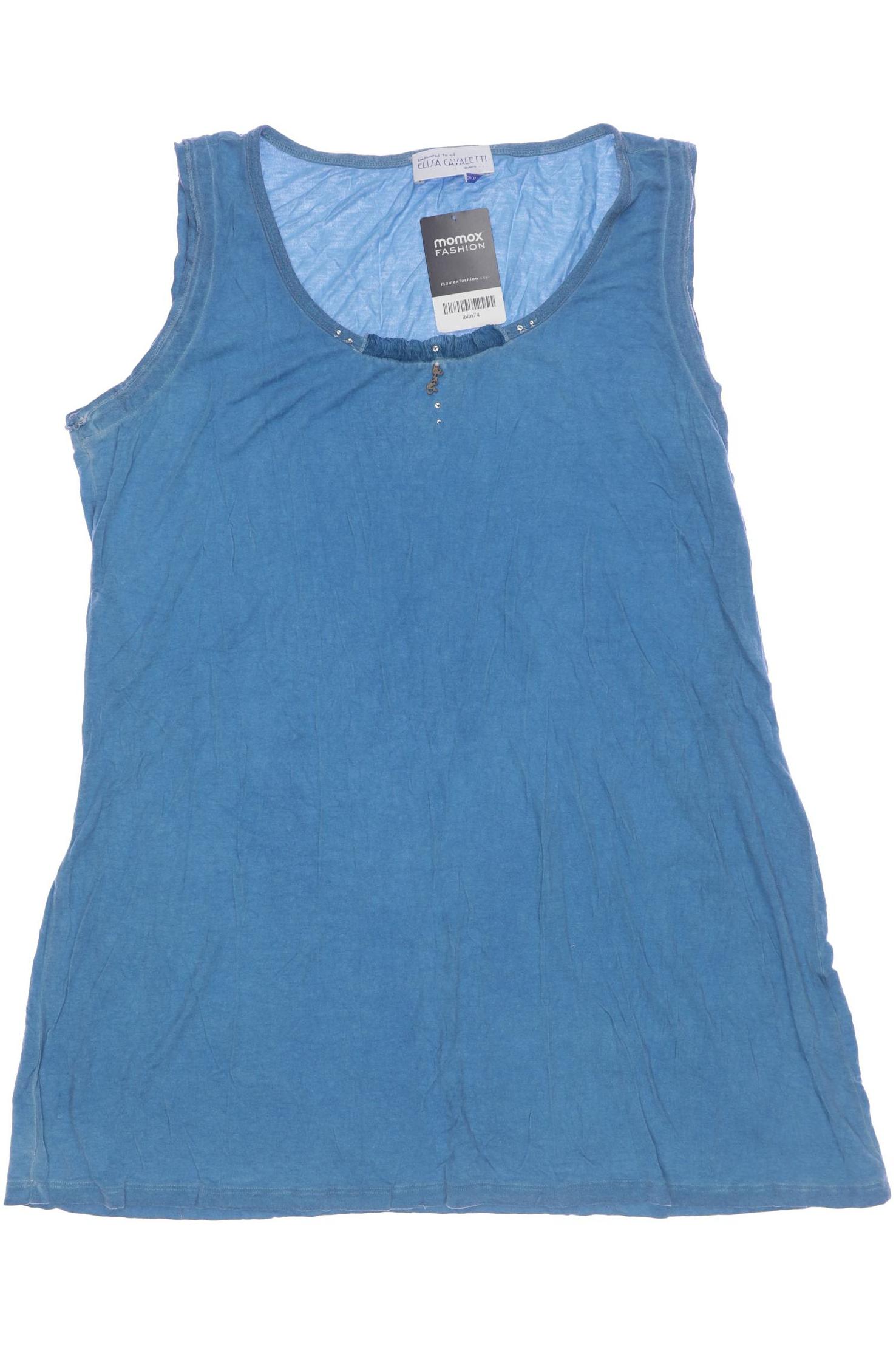 

Elisa Cavaletti Damen Top, blau, Gr. 44