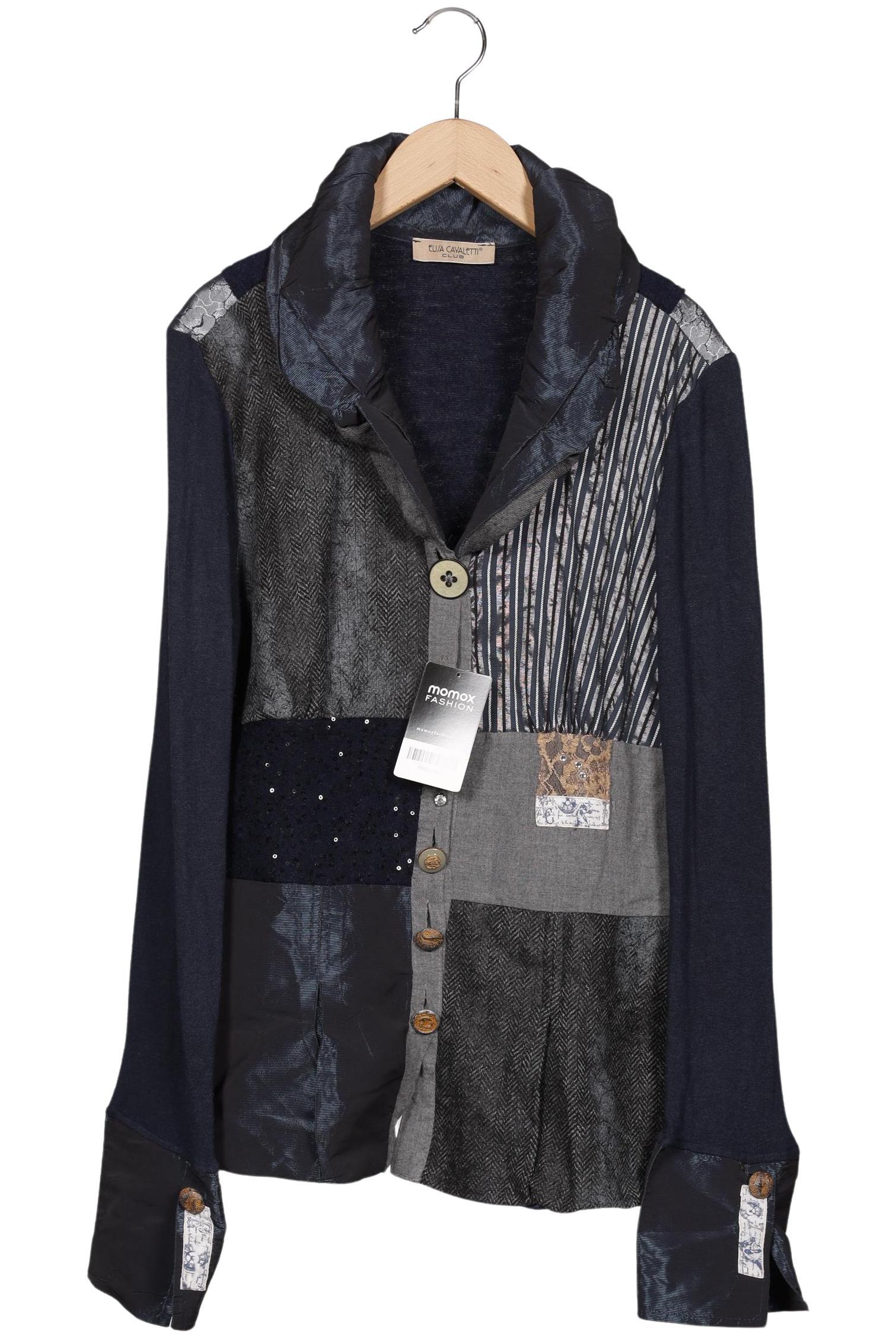 

Elisa Cavaletti Damen Strickjacke, marineblau, Gr. 44