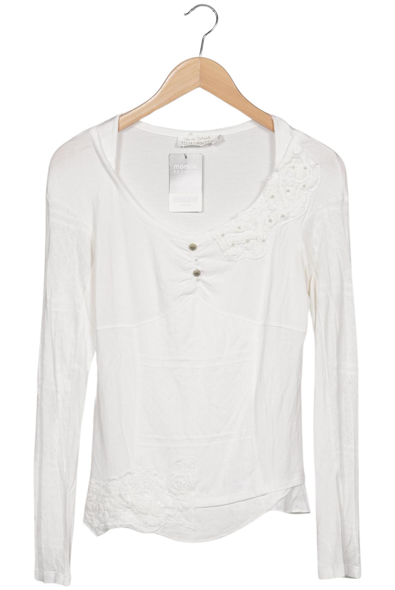 

Elisa Cavaletti Damen Langarmshirt, weiß, Gr. 38