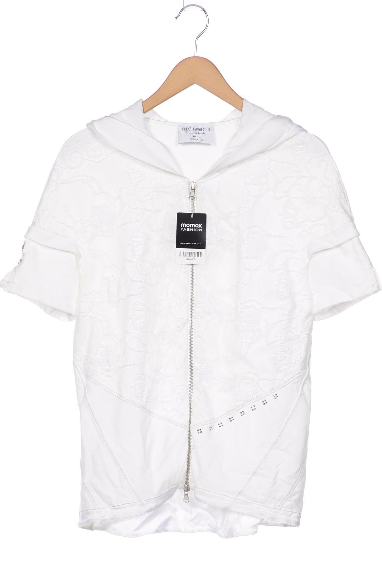 

Elisa Cavaletti Damen Kapuzenpullover, weiß, Gr. 44