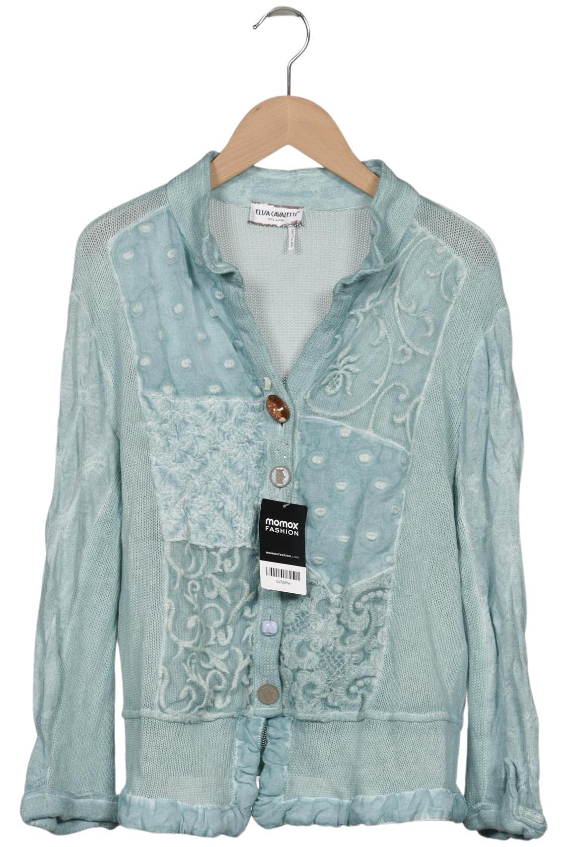 

Elisa Cavaletti Damen Strickjacke, türkis, Gr. 46
