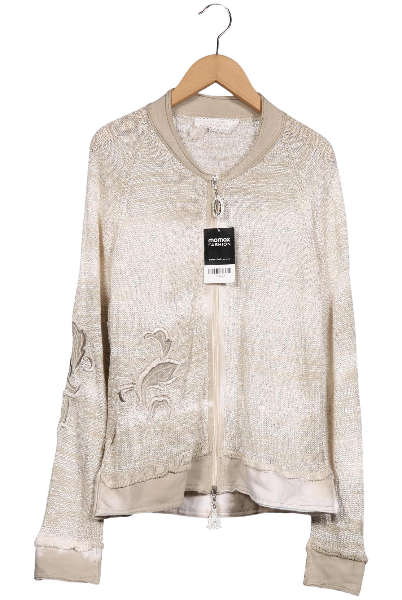 

Elisa Cavaletti Damen Strickjacke, beige, Gr. 38