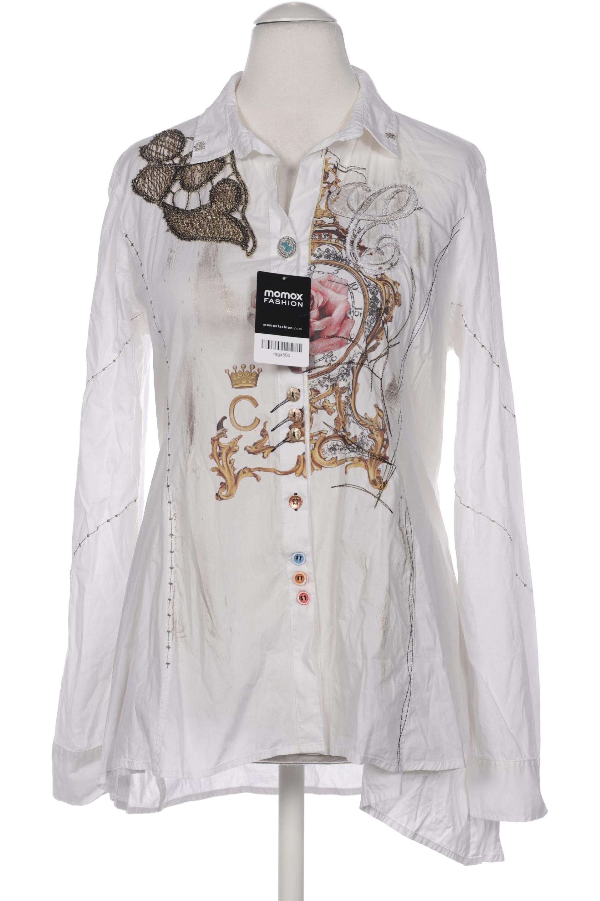 

Elisa Cavaletti Damen Bluse, weiß, Gr. 38
