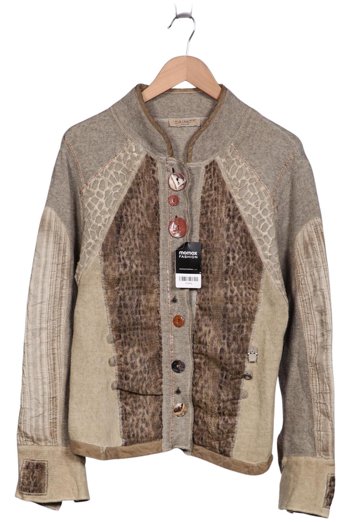 

Elisa Cavaletti Damen Strickjacke, beige, Gr. 42