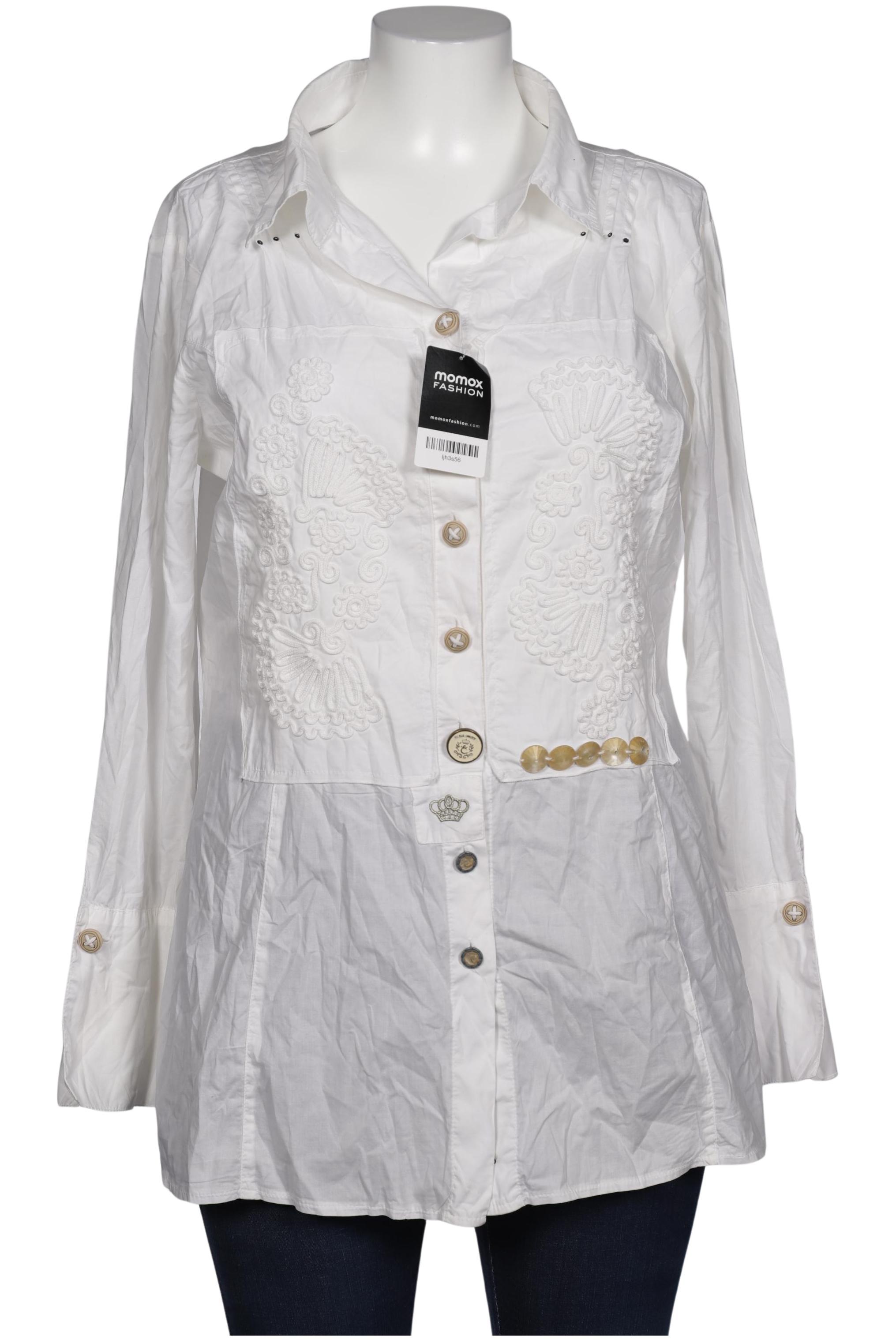 

Elisa Cavaletti Damen Bluse, weiß, Gr. 46