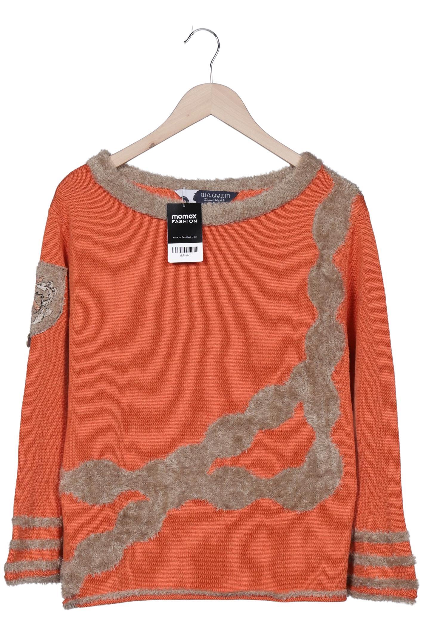 

Elisa Cavaletti Damen Pullover, orange, Gr. 38