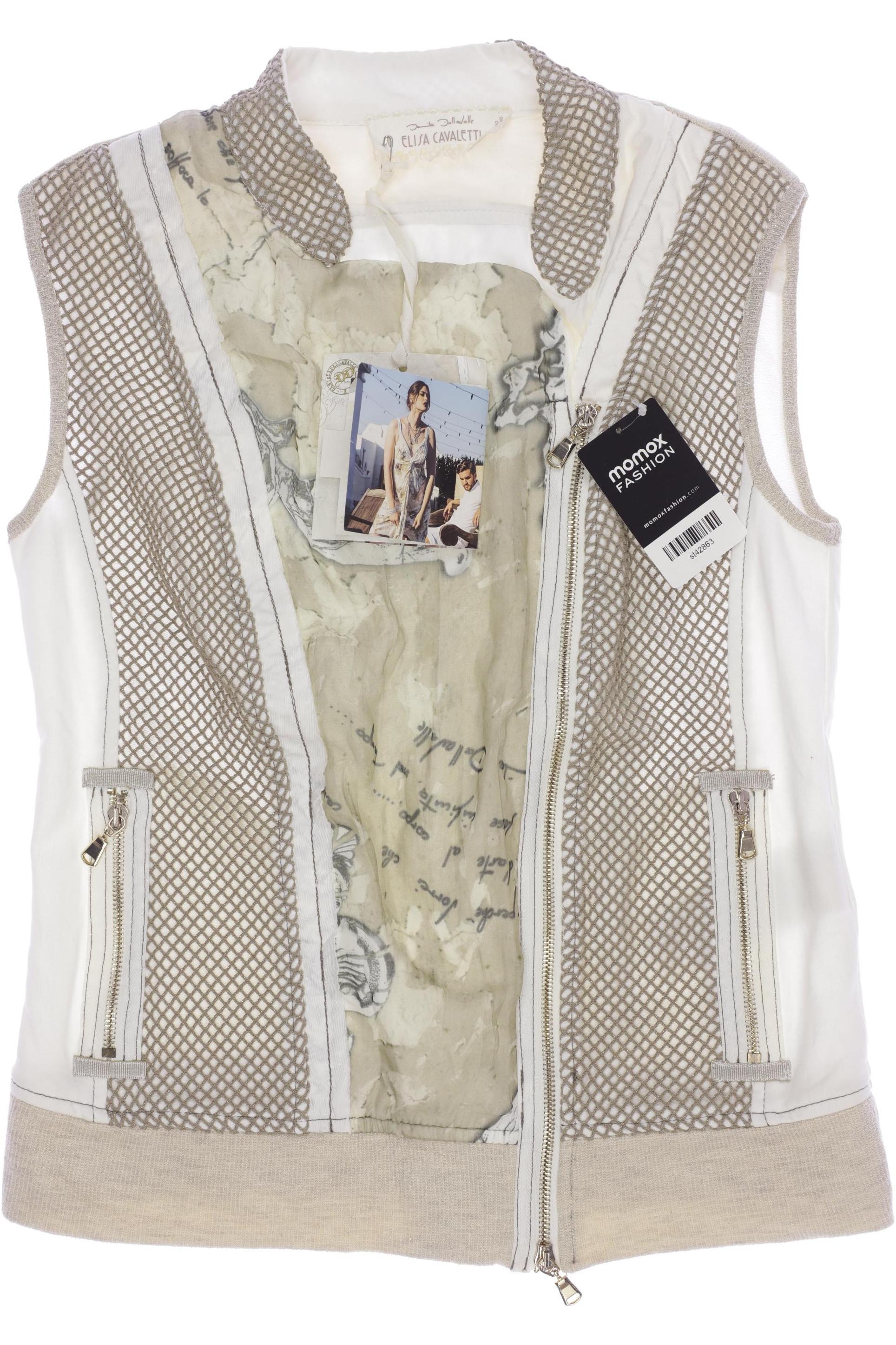 

Elisa Cavaletti Damen Weste, beige, Gr. 36