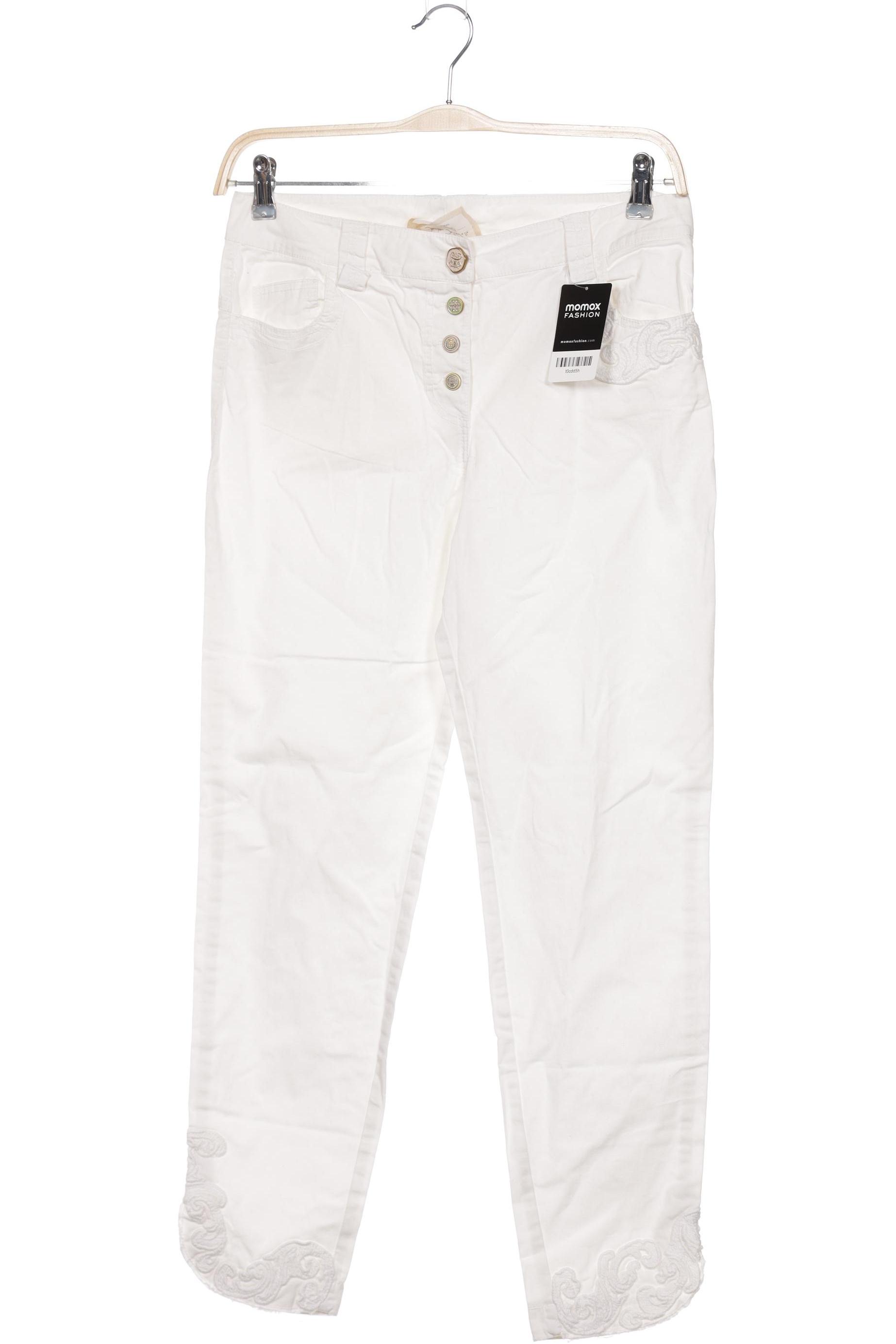 

Elisa Cavaletti Damen Stoffhose, weiß, Gr. 0