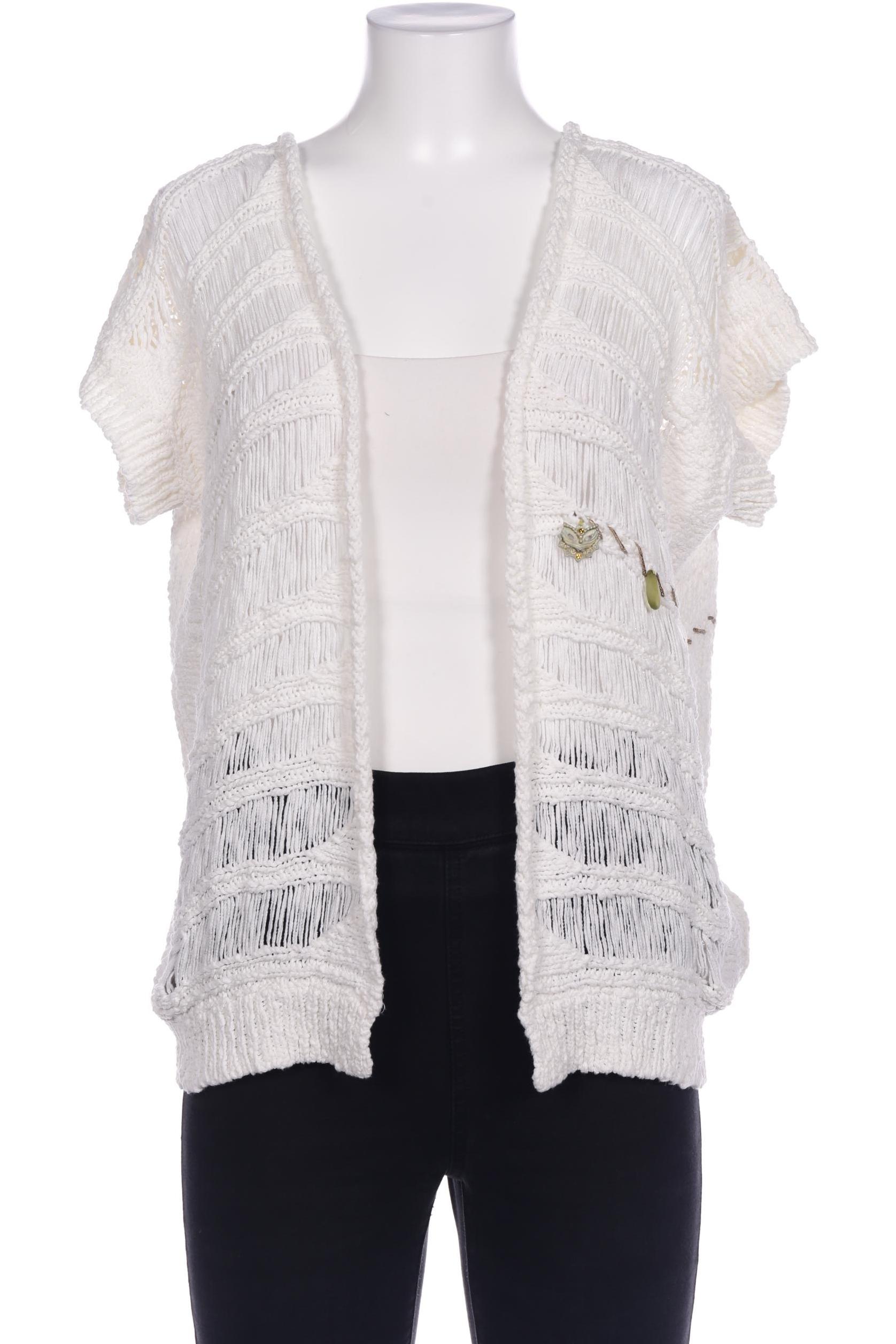 

Elisa Cavaletti Damen Strickjacke, weiß, Gr. 38