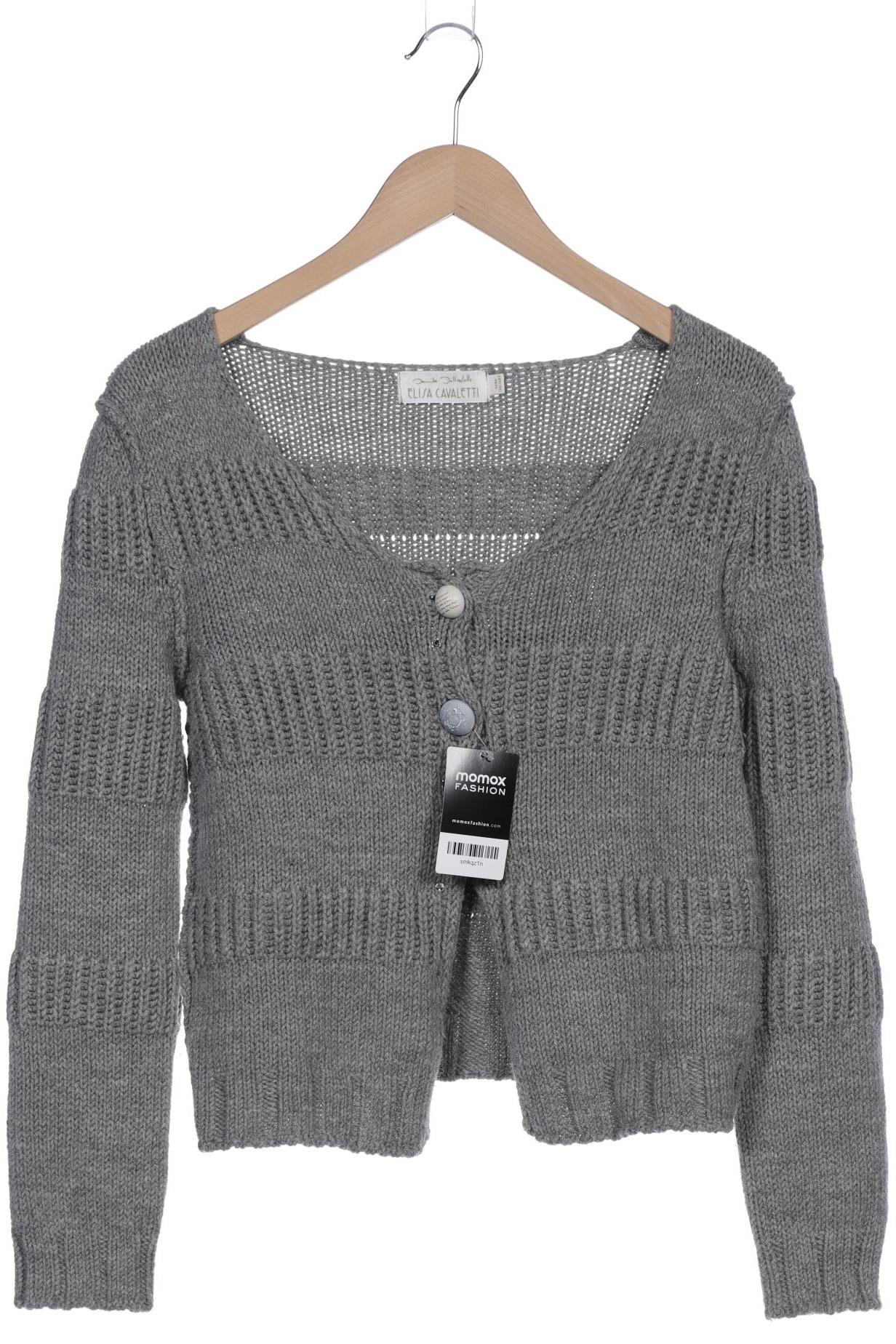 

Elisa Cavaletti Damen Strickjacke, grau, Gr. 42